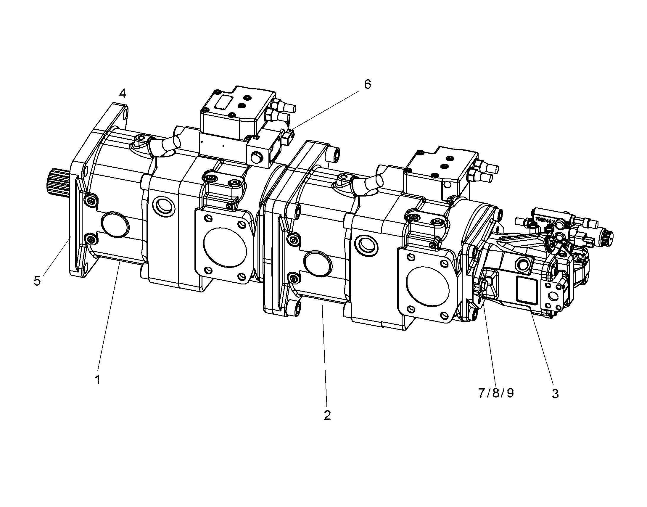 ГИДРОНАСОС РЕГУЛИРОВОЧНЫЙ A11 19cm³/U 12202889 LIEBHERR