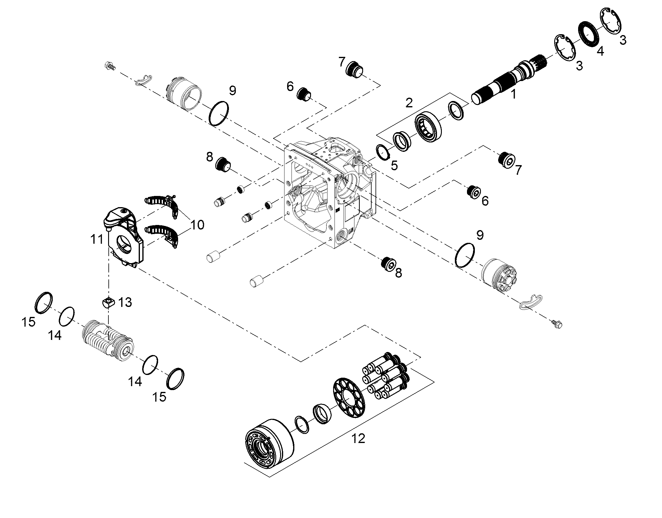 КОМПЛЕКТ ПОДШИПНИКОВ 11833469 LIEBHERR