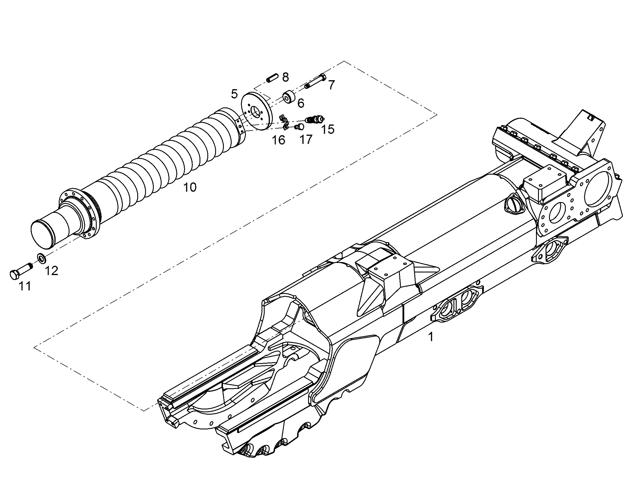 РЕКОНСТРУКЦИЯ - ГИДР. ЦИЛИНДР 11443630 LIEBHERR