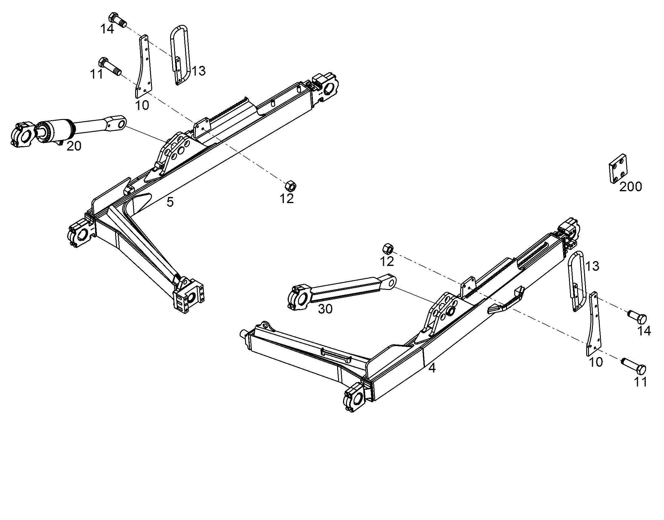 КОМПЛЕКТУЮЩИЕ  ДЕТАЛИ 12409805 LIEBHERR