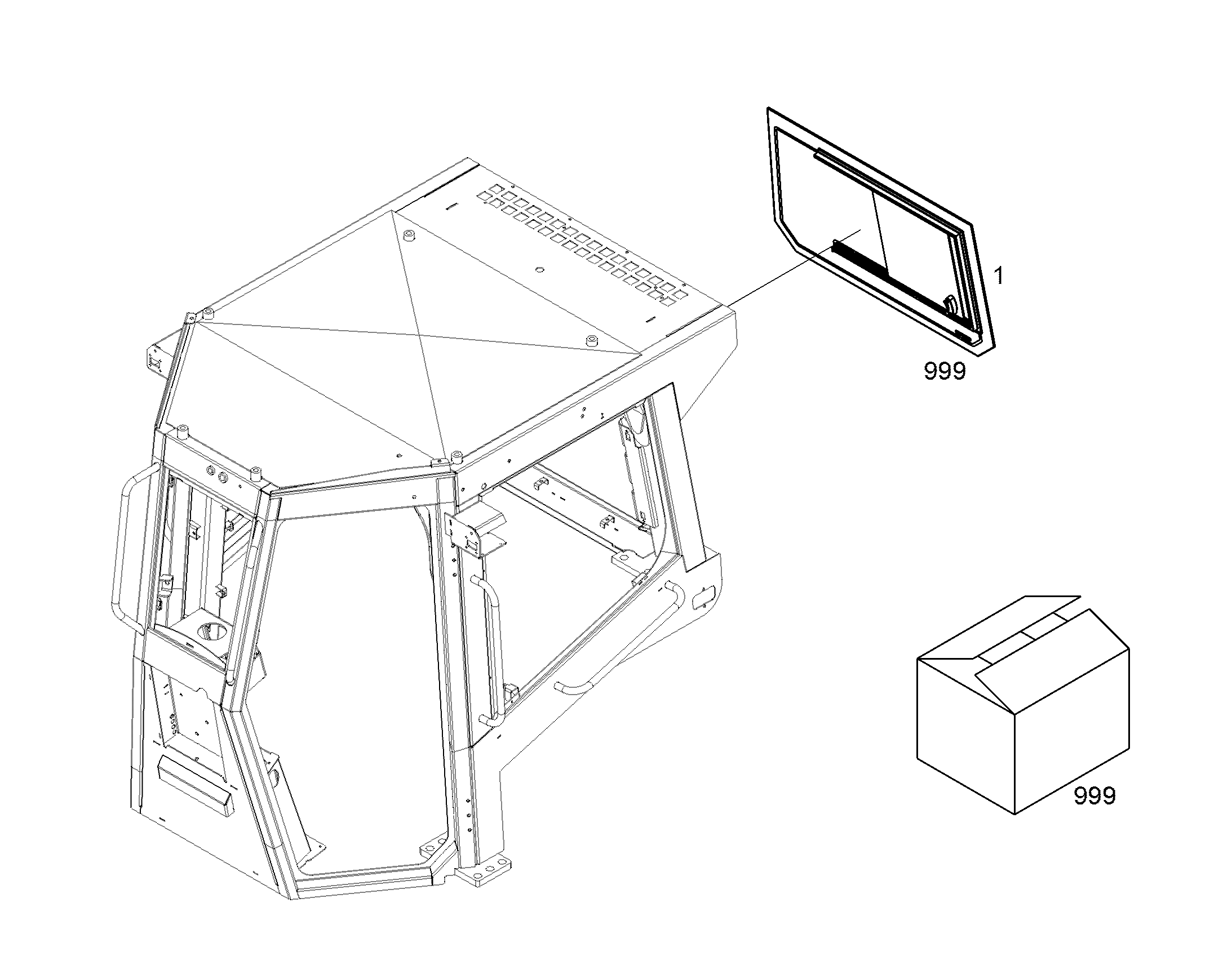 ЗАДНЕЕ СДВИЖНОЕ ОКНО 93516620 LIEBHERR