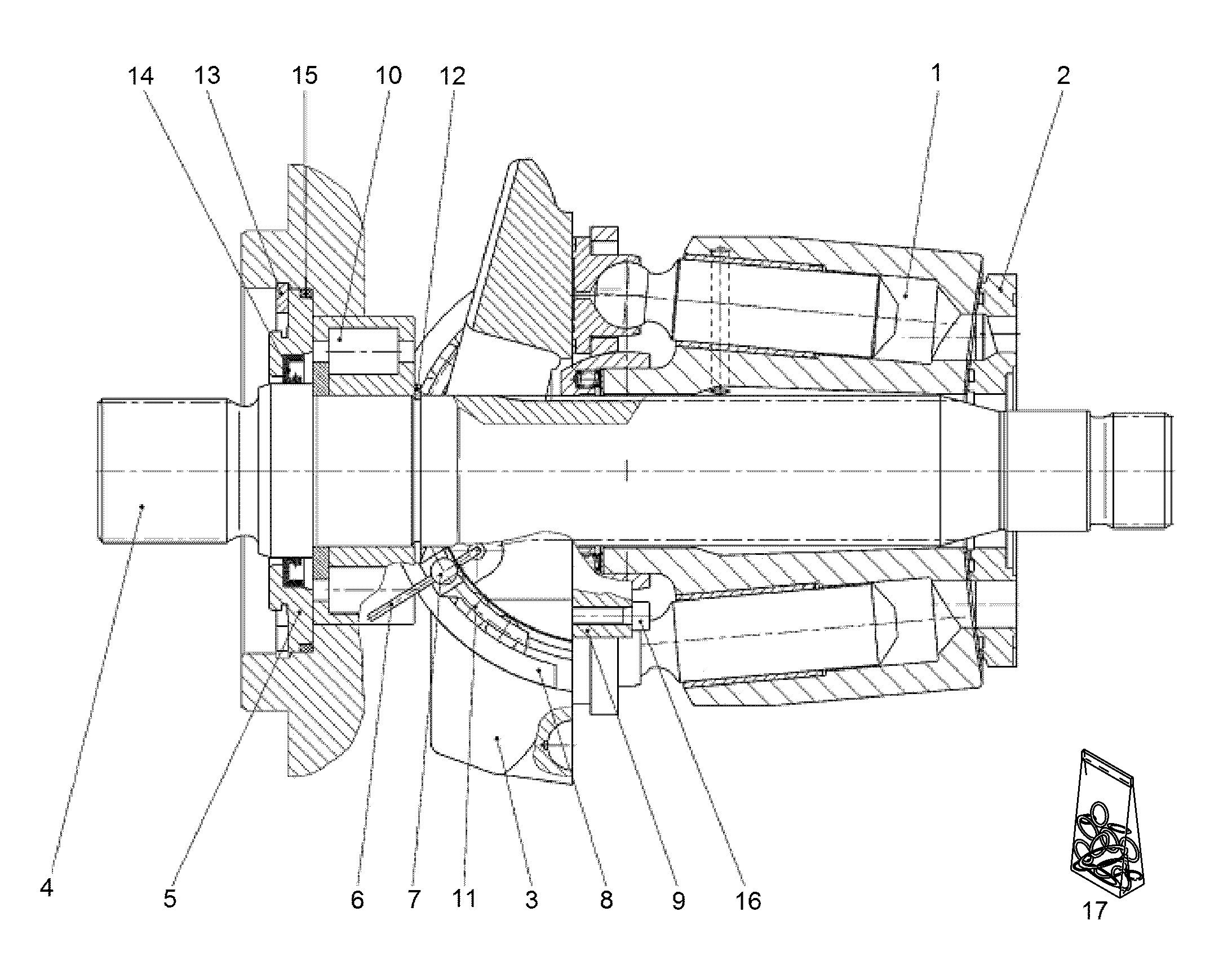 СТОПОРНОЕ КОЛЬЦО 12209813 LIEBHERR