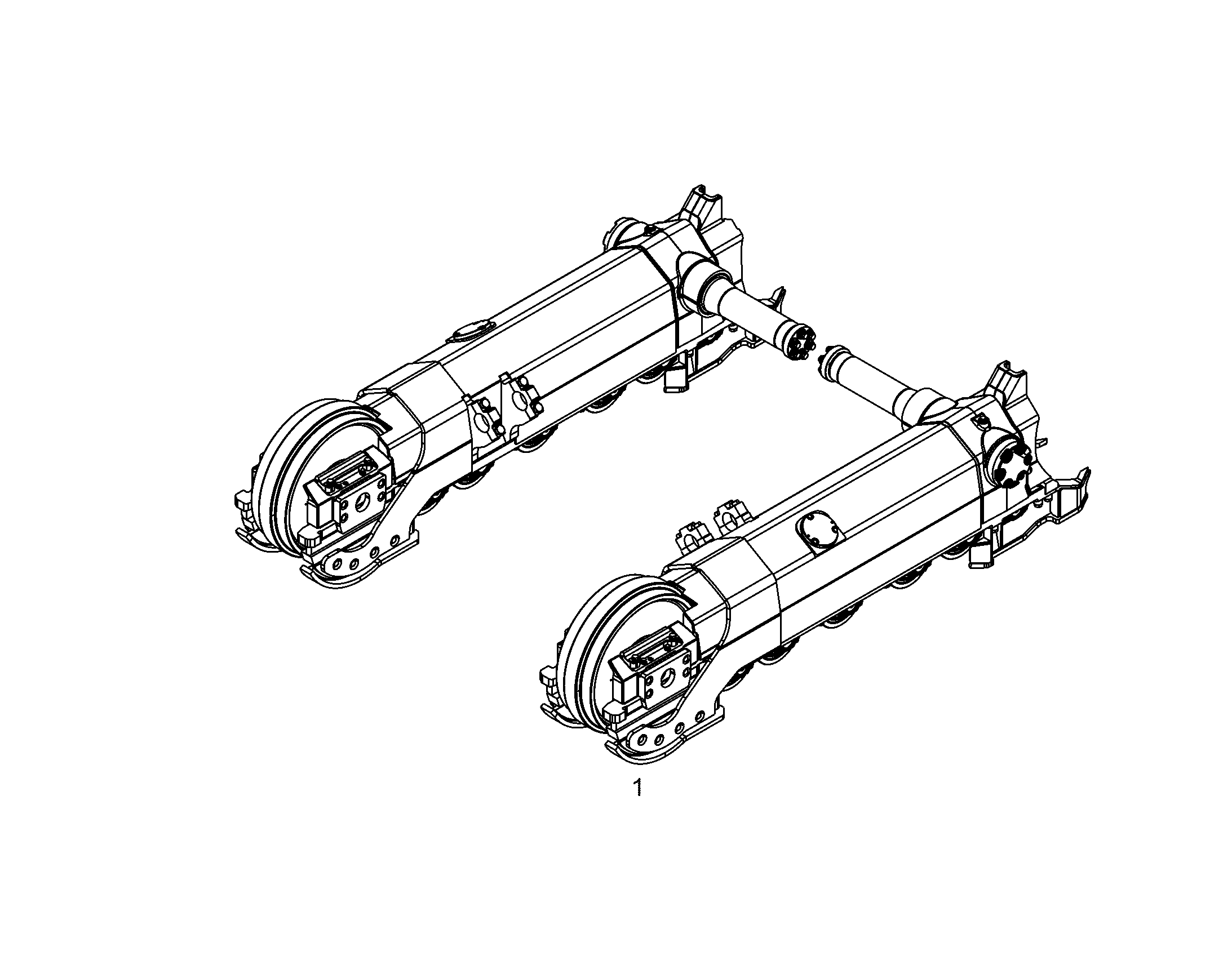 ТЕЛЕЖКИ ГУСЕНИЧНЫЕ В СБОРЕ 93508203 LIEBHERR