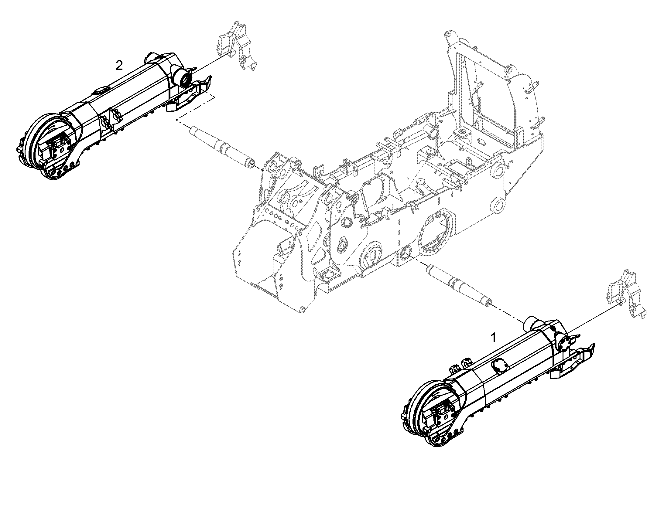 ТЕЛЕЖКА ГУСЕНИЧН. ПРАВ.В СБОРЕ 10316253 LIEBHERR
