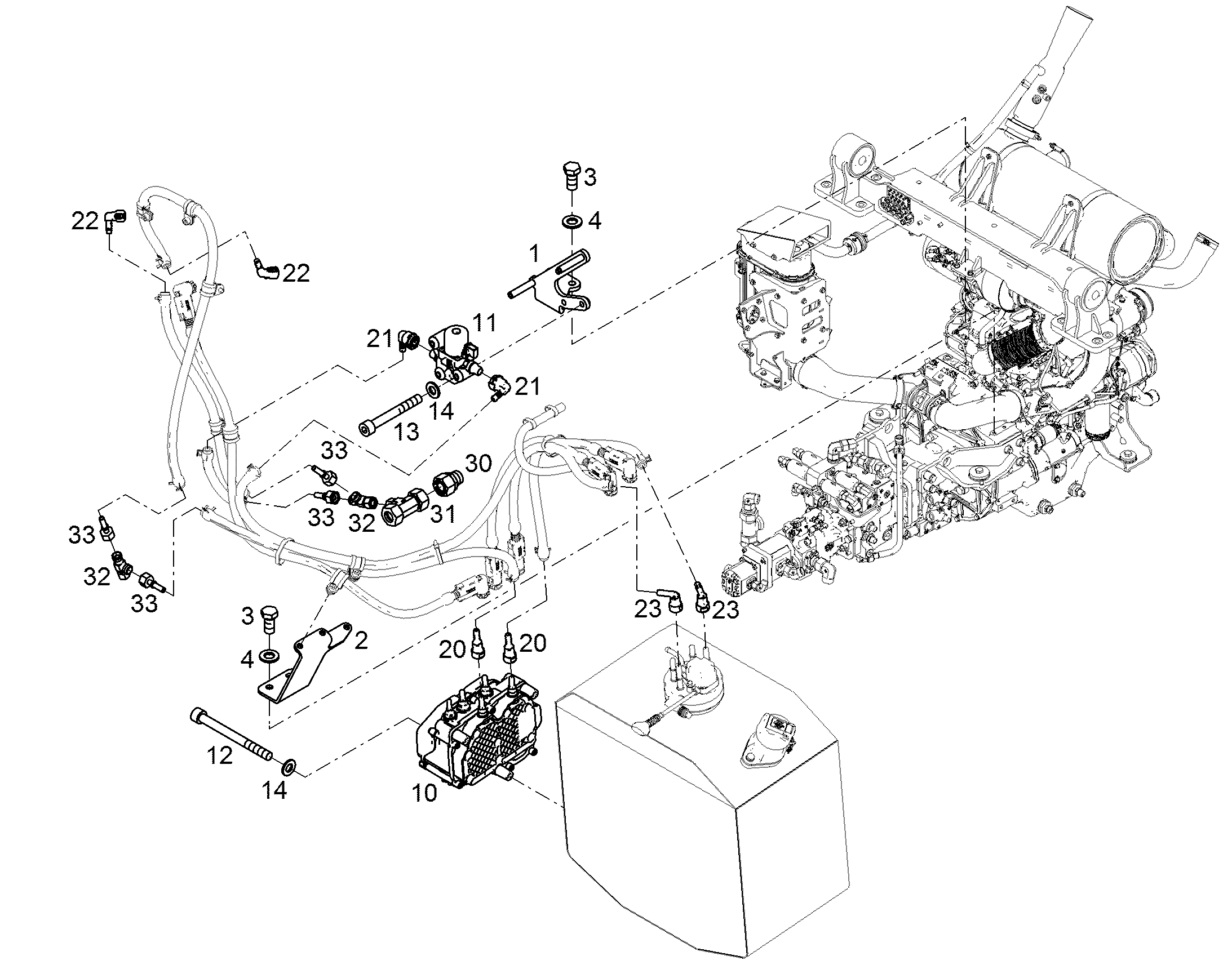 НИППЕЛЬ DN10 7024329 LIEBHERR