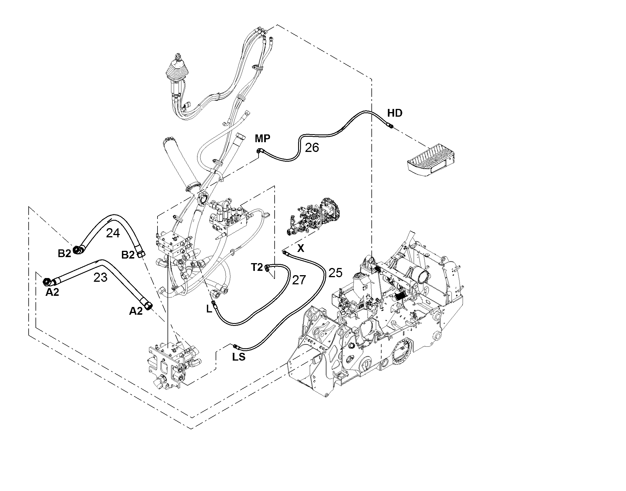 ШЛАНГ 25X1400 11081346 LIEBHERR