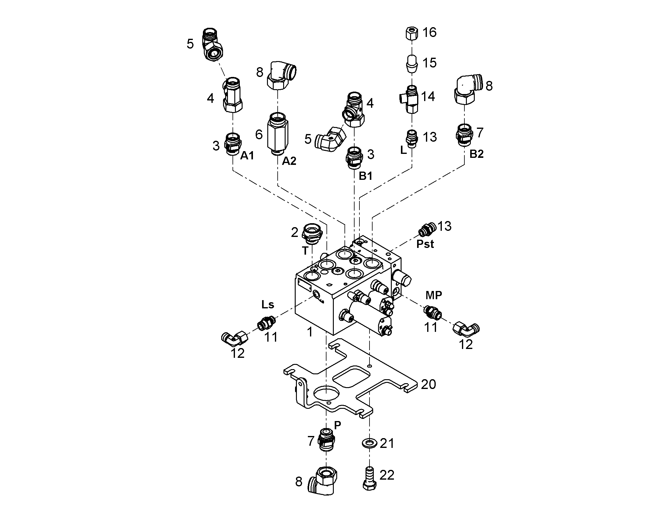 СОЕДИНЕНИЕ РЕЗЬБОВОЕ GEO 30S M33X2 11081296 LIEBHERR