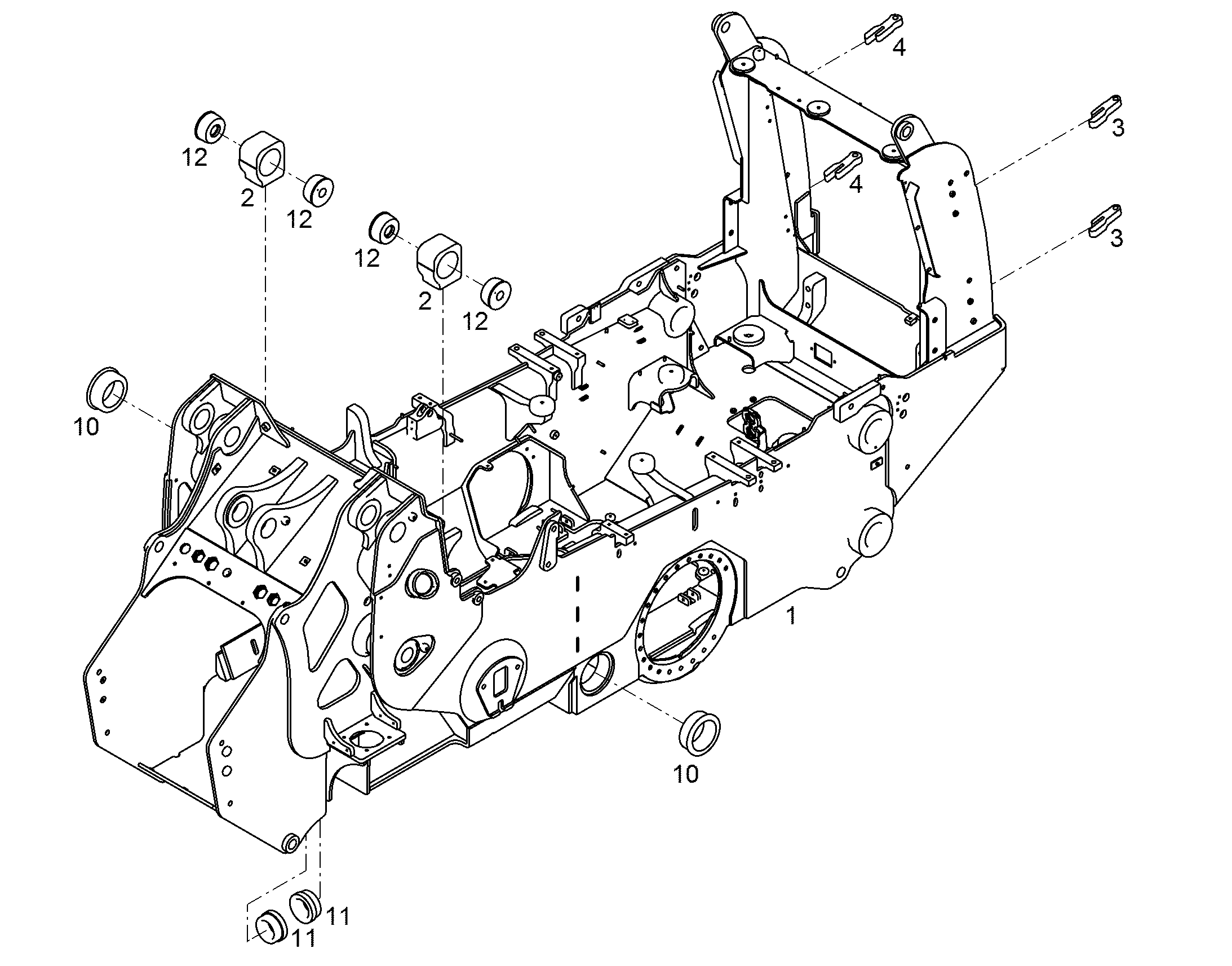 РАМА ОПОРНАЯ 11446716 LIEBHERR