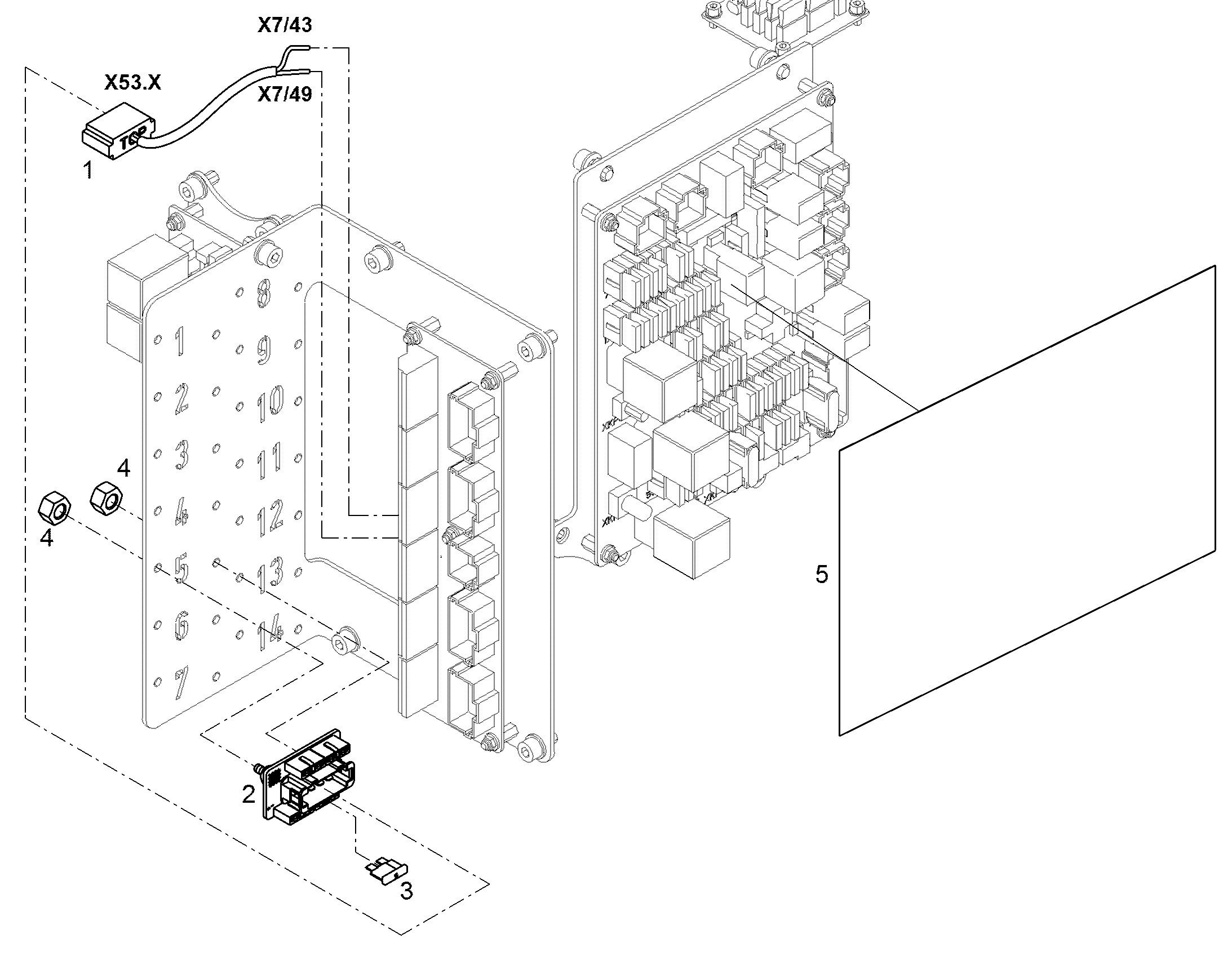 КОМПЛЕКТ КАБЕЛЕЙ 11387941 LIEBHERR