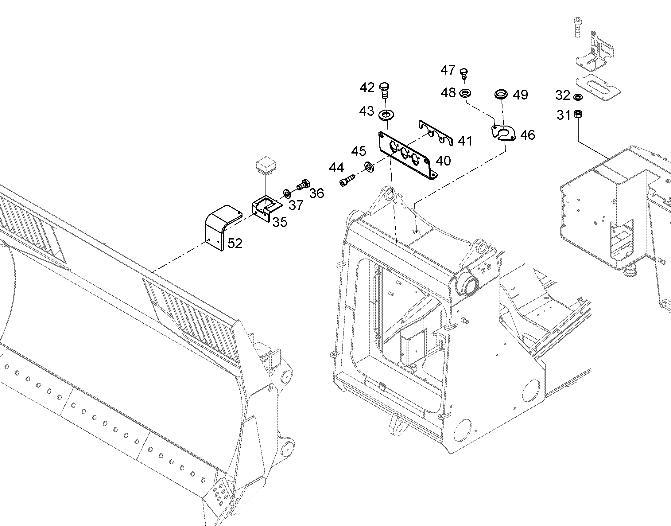 КОНСТРУКЦИЯ КОНСОЛЕЙ ЩИТОК GPS 12439855 LIEBHERR