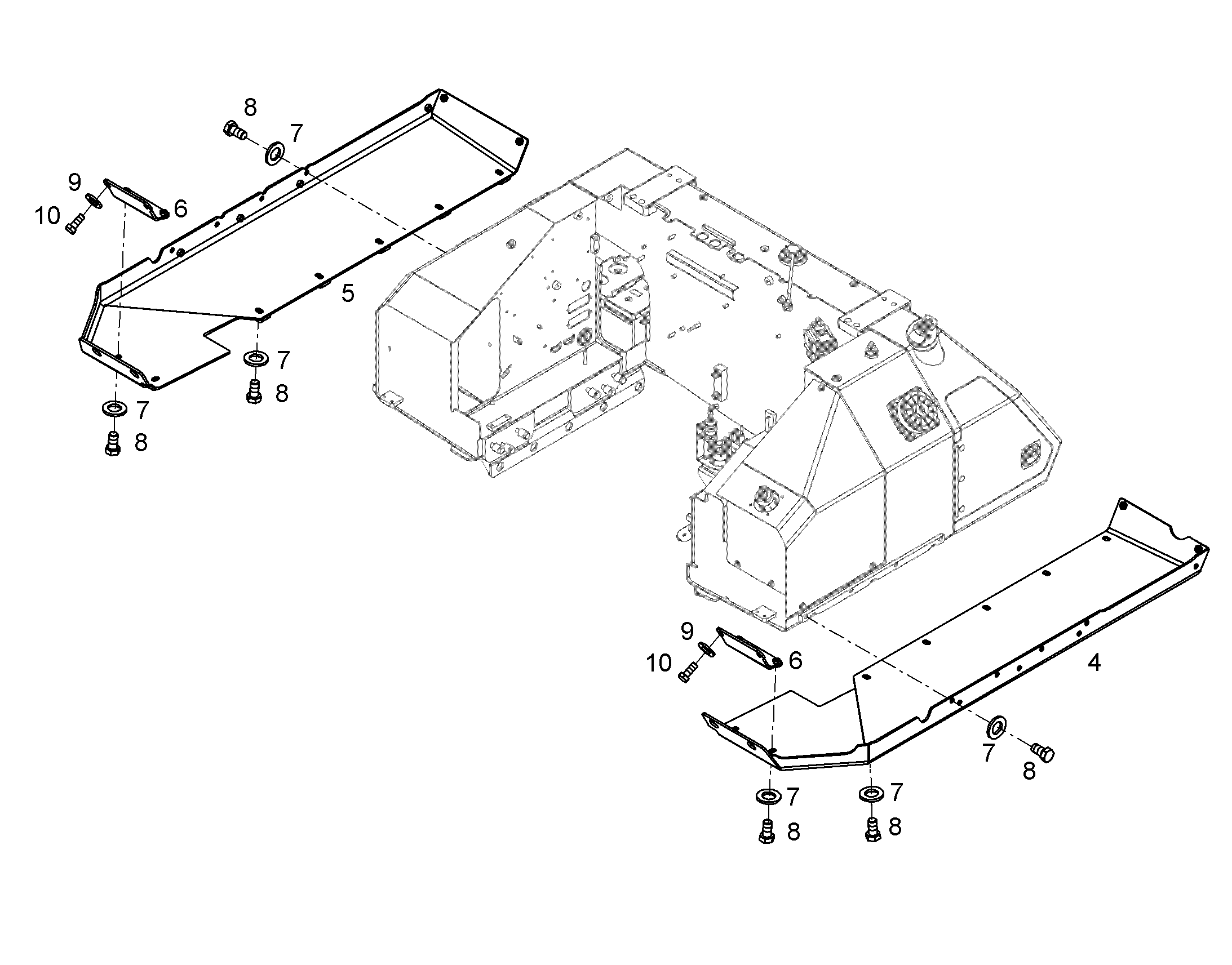 УГОЛЬНИК КРЕПЕЖНЫЙ 11354486 LIEBHERR