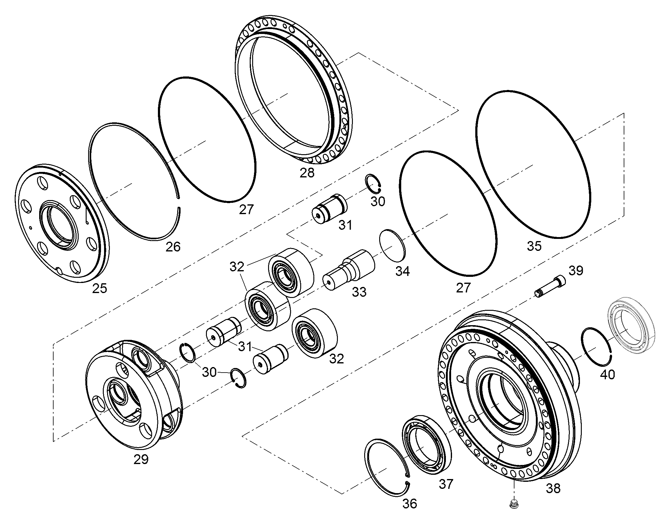 СТОПОРНОЕ КОЛЬЦО DIN 472 70 10171627 LIEBHERR