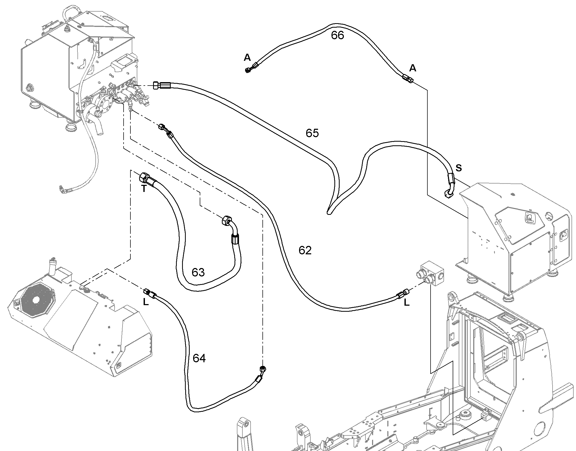 ШЛАНГ 12X2400 10814006 LIEBHERR