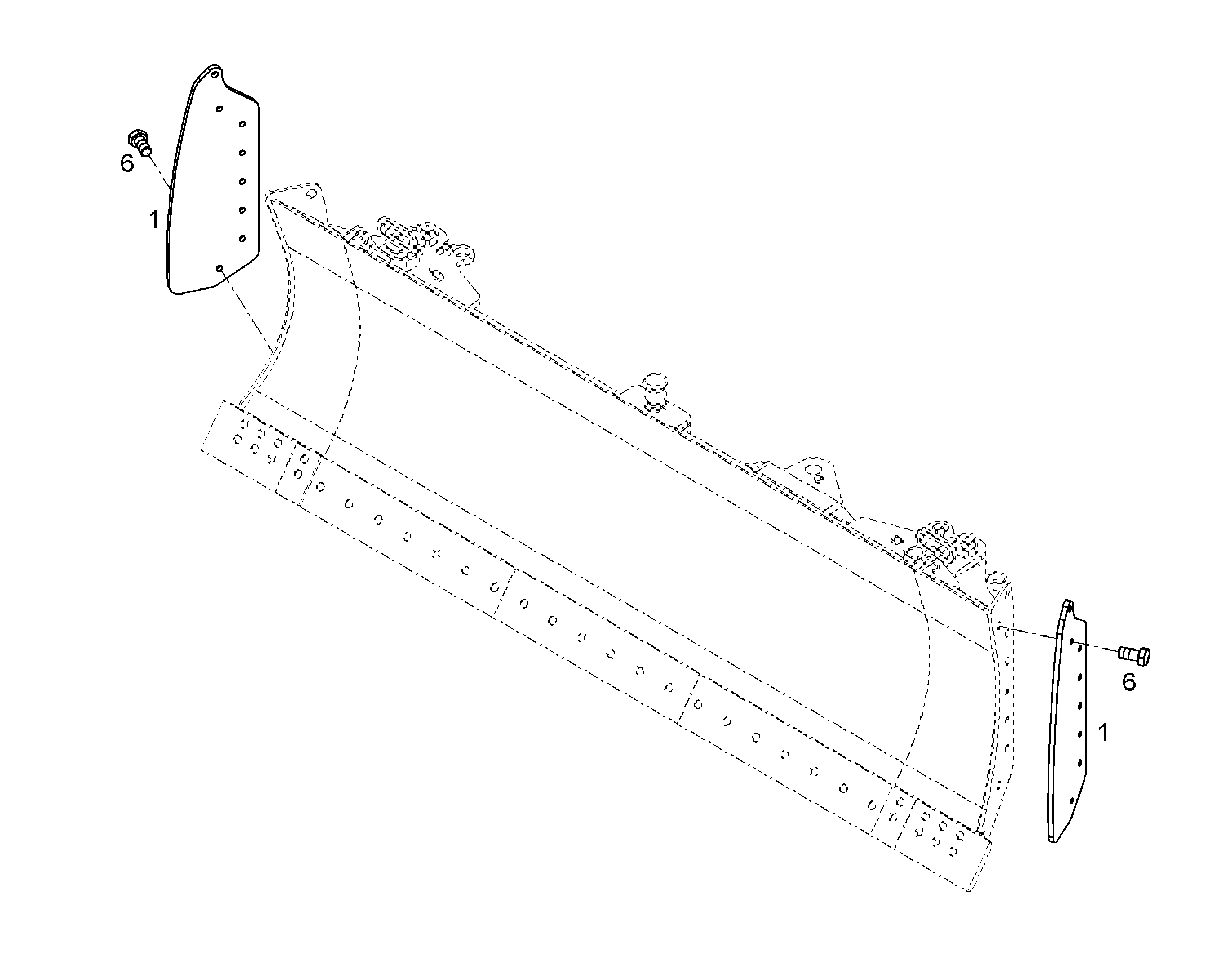 БОКОВОЙ НОЖ 12436510 LIEBHERR
