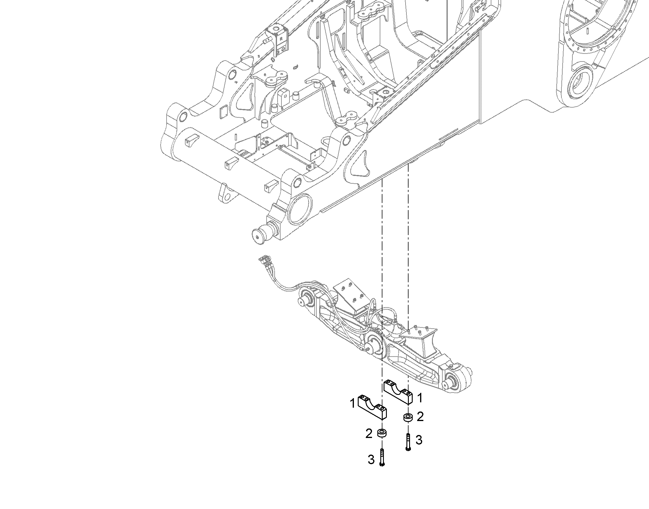ПОДПЯТНИК ОСИ 12422898 LIEBHERR
