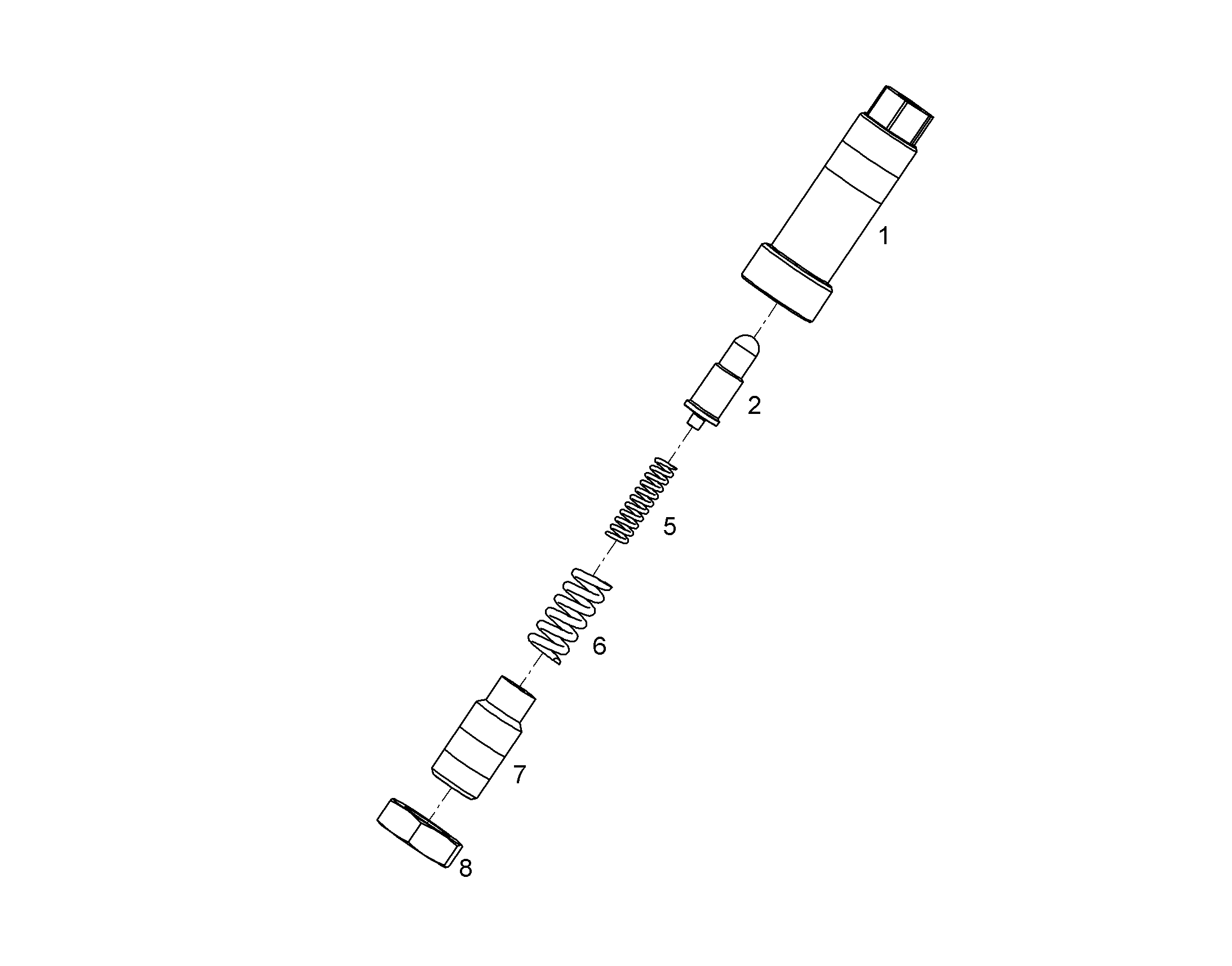 Прижимная пружина 2,35X10X32 11838366 LIEBHERR
