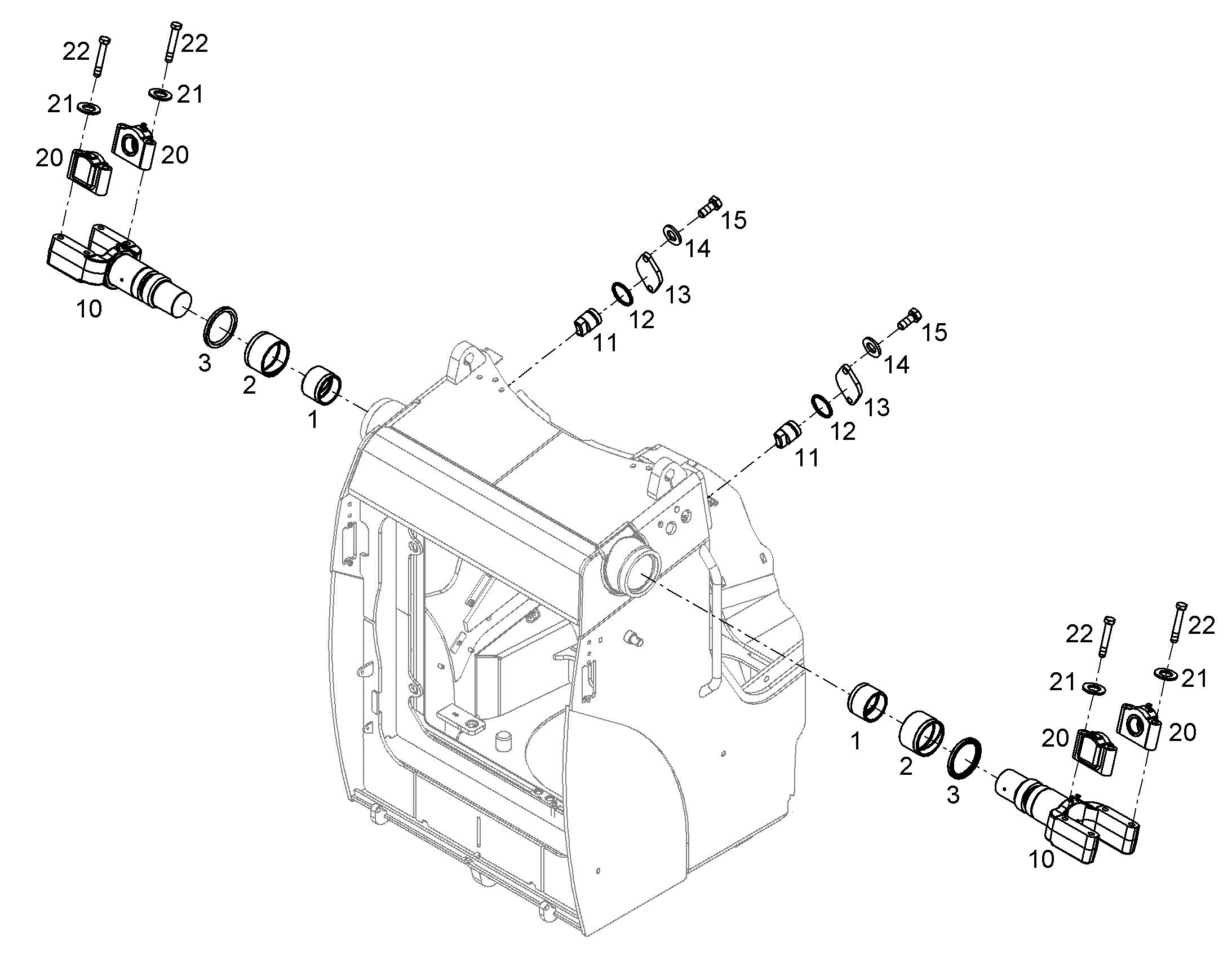 BEARING EYE CPL 12486676 LIEBHERR