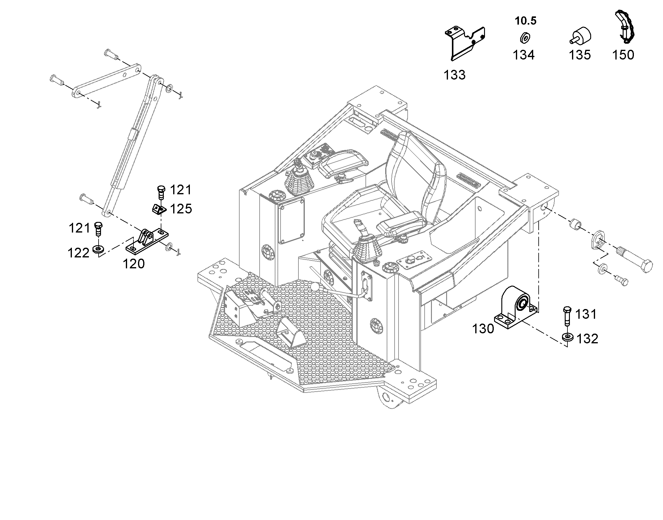УГЛОВОЙ ПРОФИЛЬ 10321931 LIEBHERR