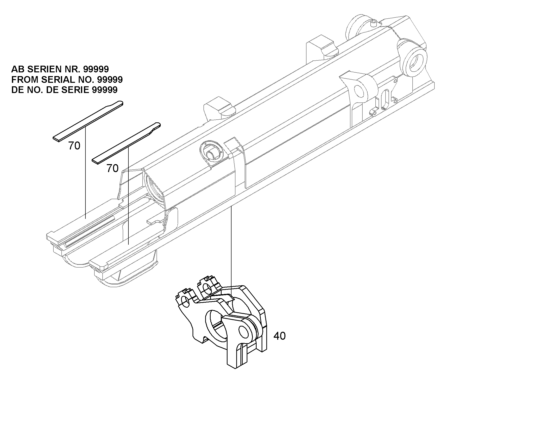 ПЛАНКА 9415821 LIEBHERR