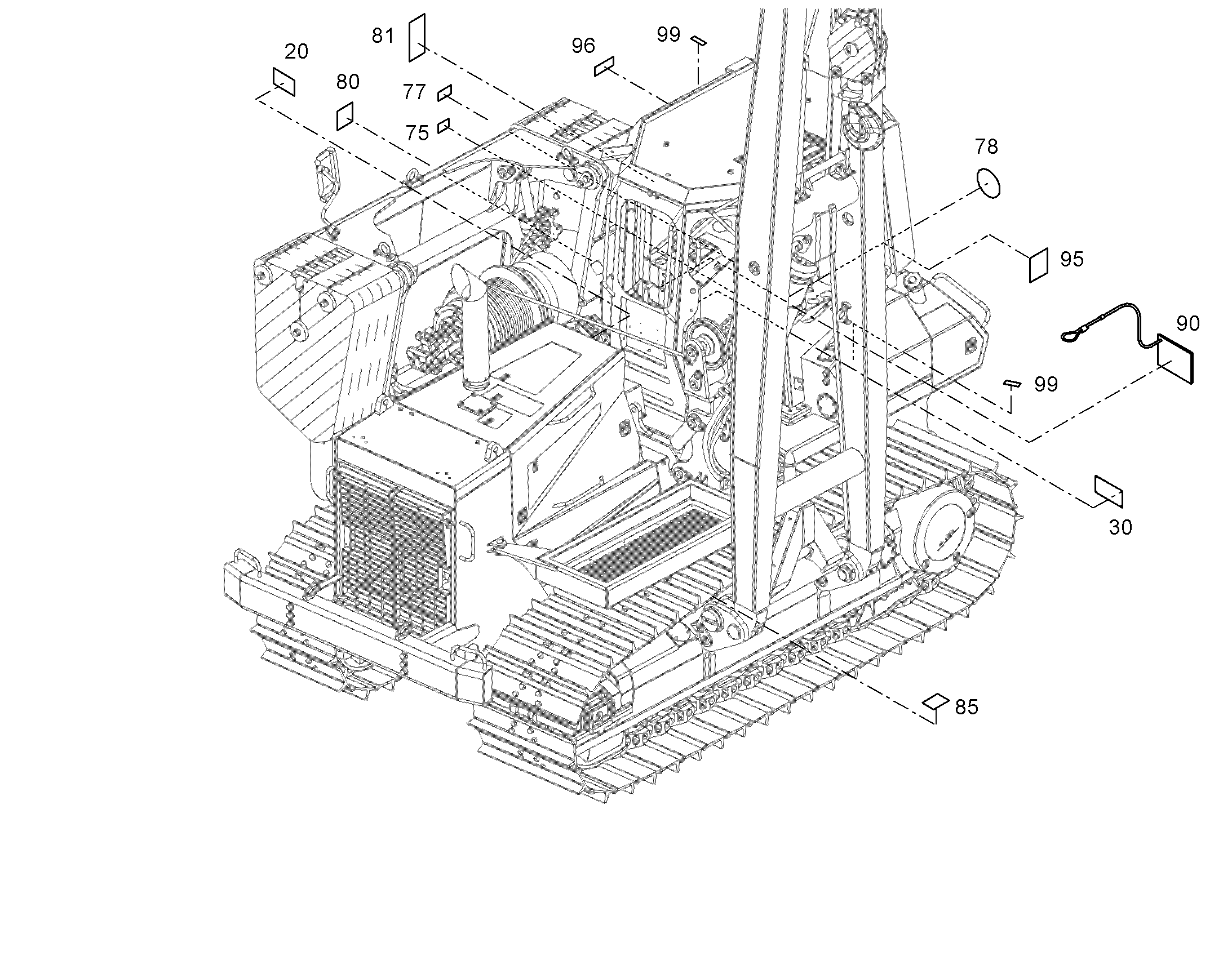 СХЕМА СМАЗКИ SCHMIERPLAN BILD RL 297mmX210m 10309663 LIEBHERR