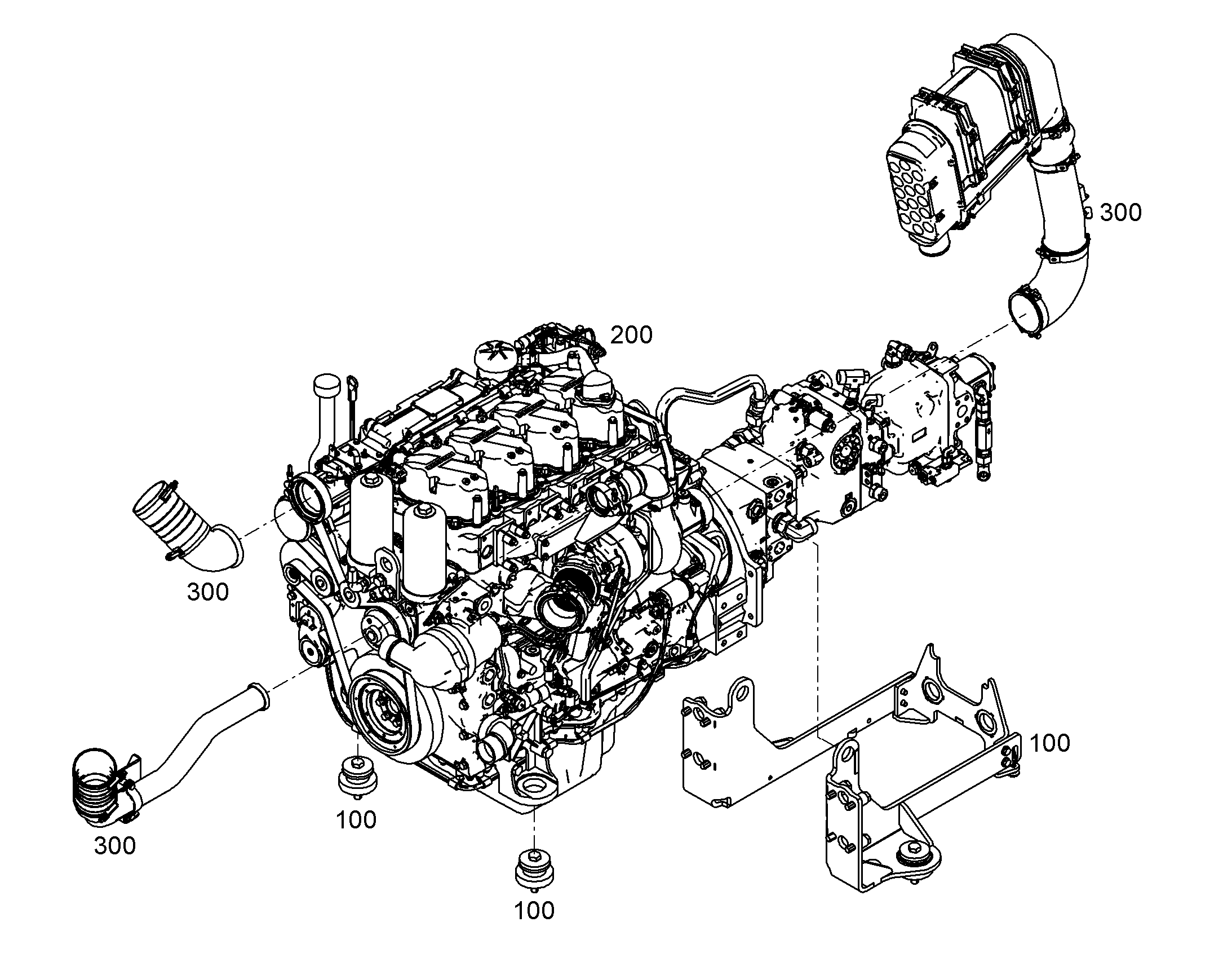 ОПОРЫ ДВИГАТЕЛЯ INFOR-LN-STRUKTUR 11429759 LIEBHERR