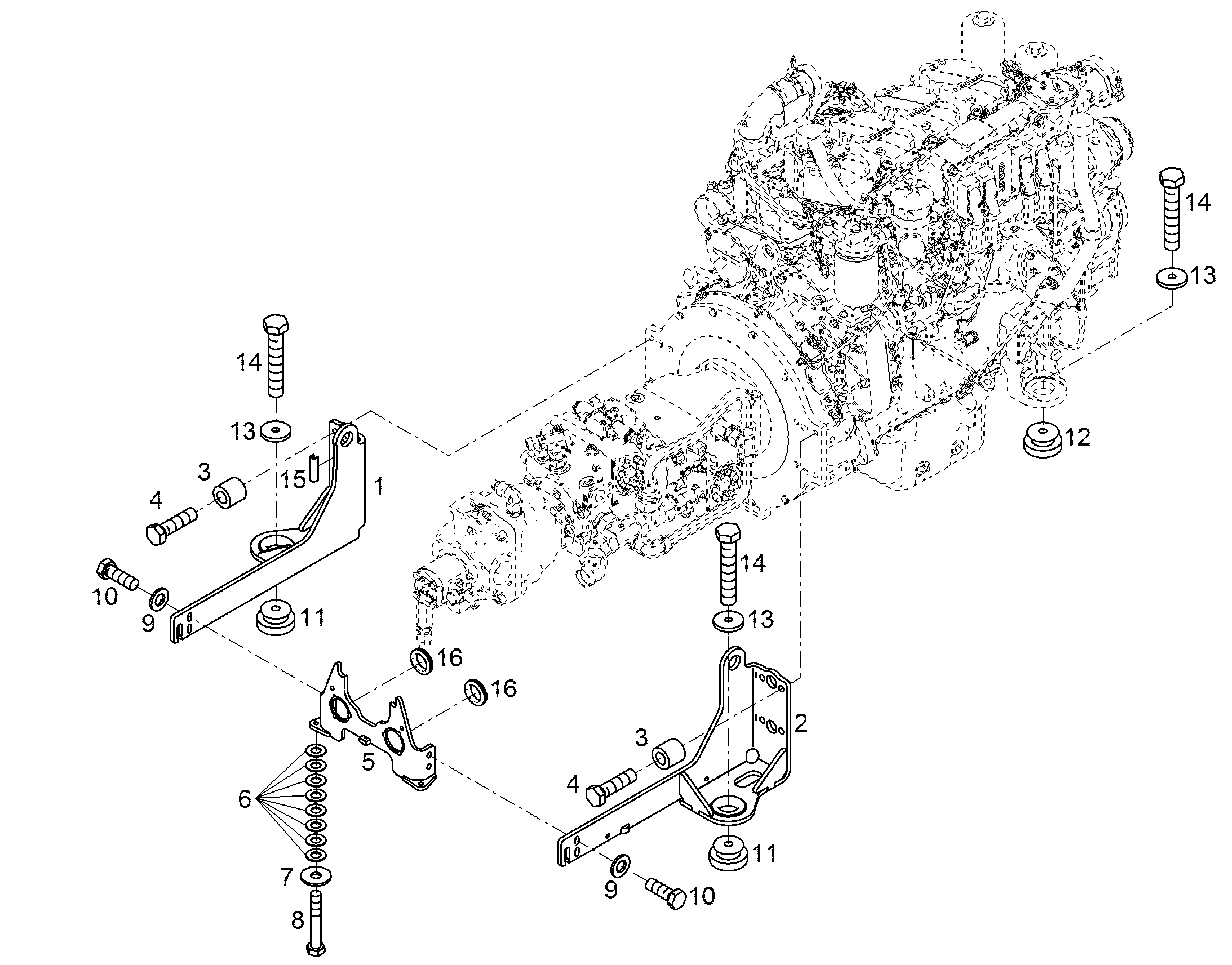 ОПОРА 11430607 LIEBHERR