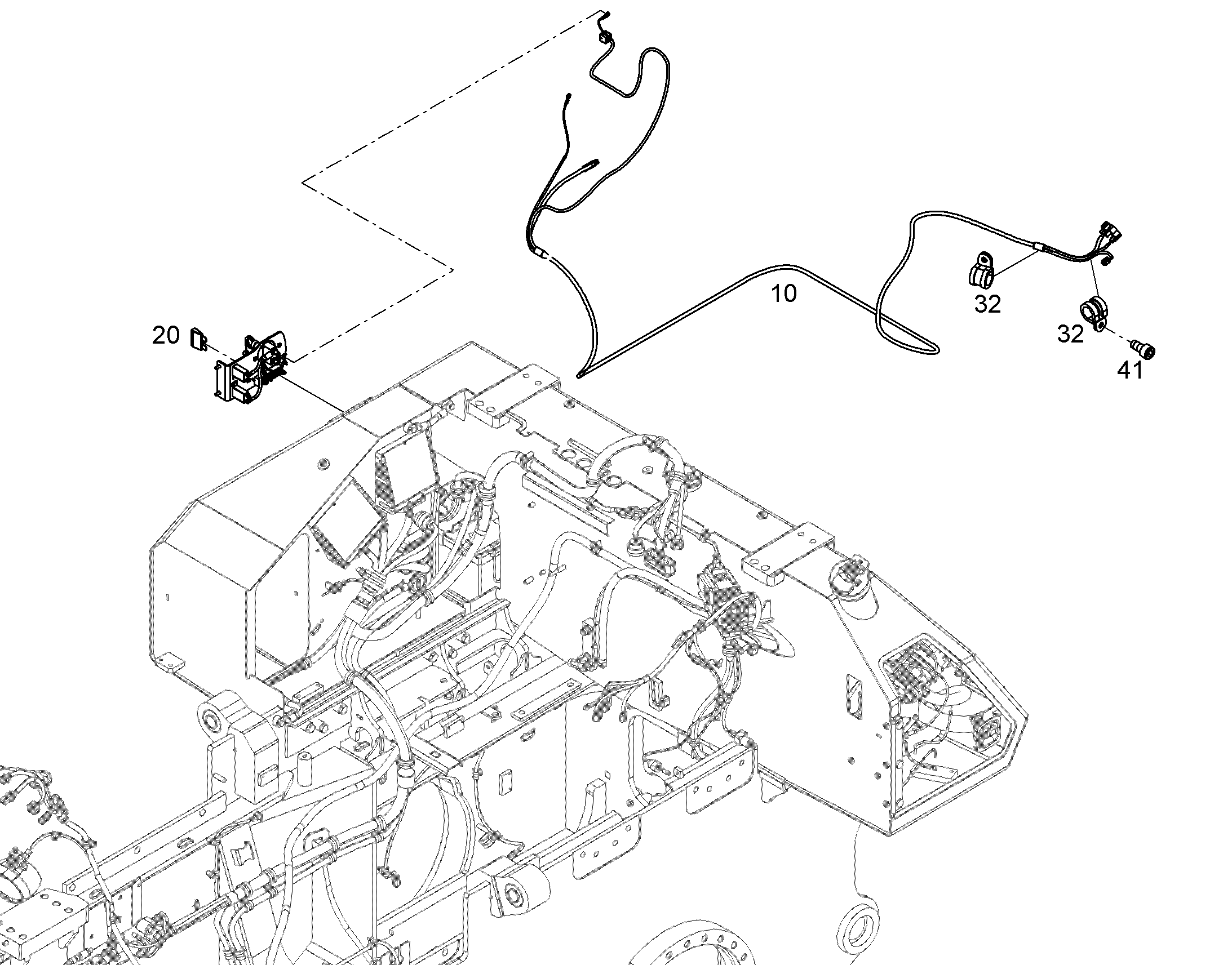 КОМПЛЕКТ КАБЕЛЕЙ W-WEB-GG 11445710 LIEBHERR