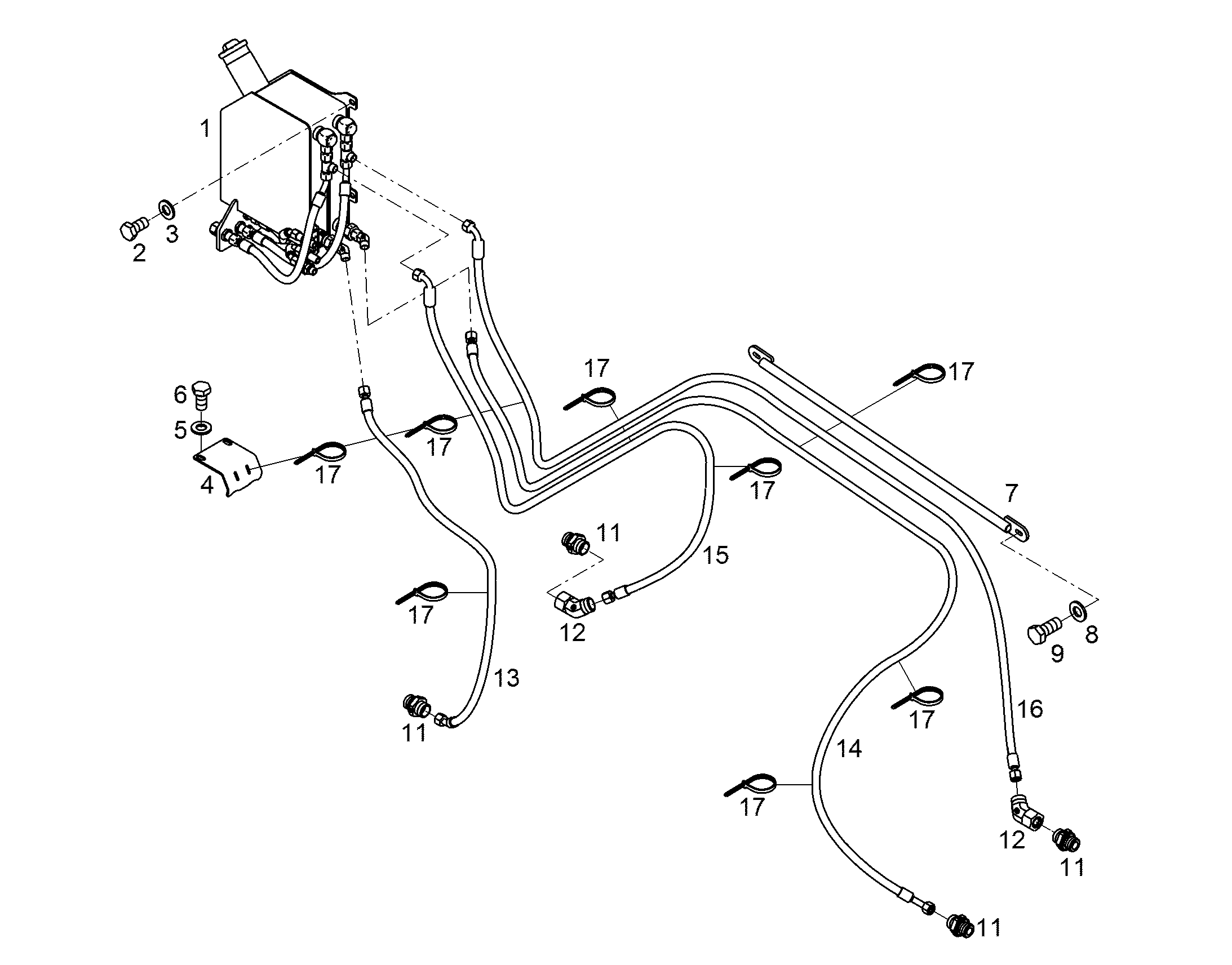 ШЛАНГ 10X2800 12201068 LIEBHERR
