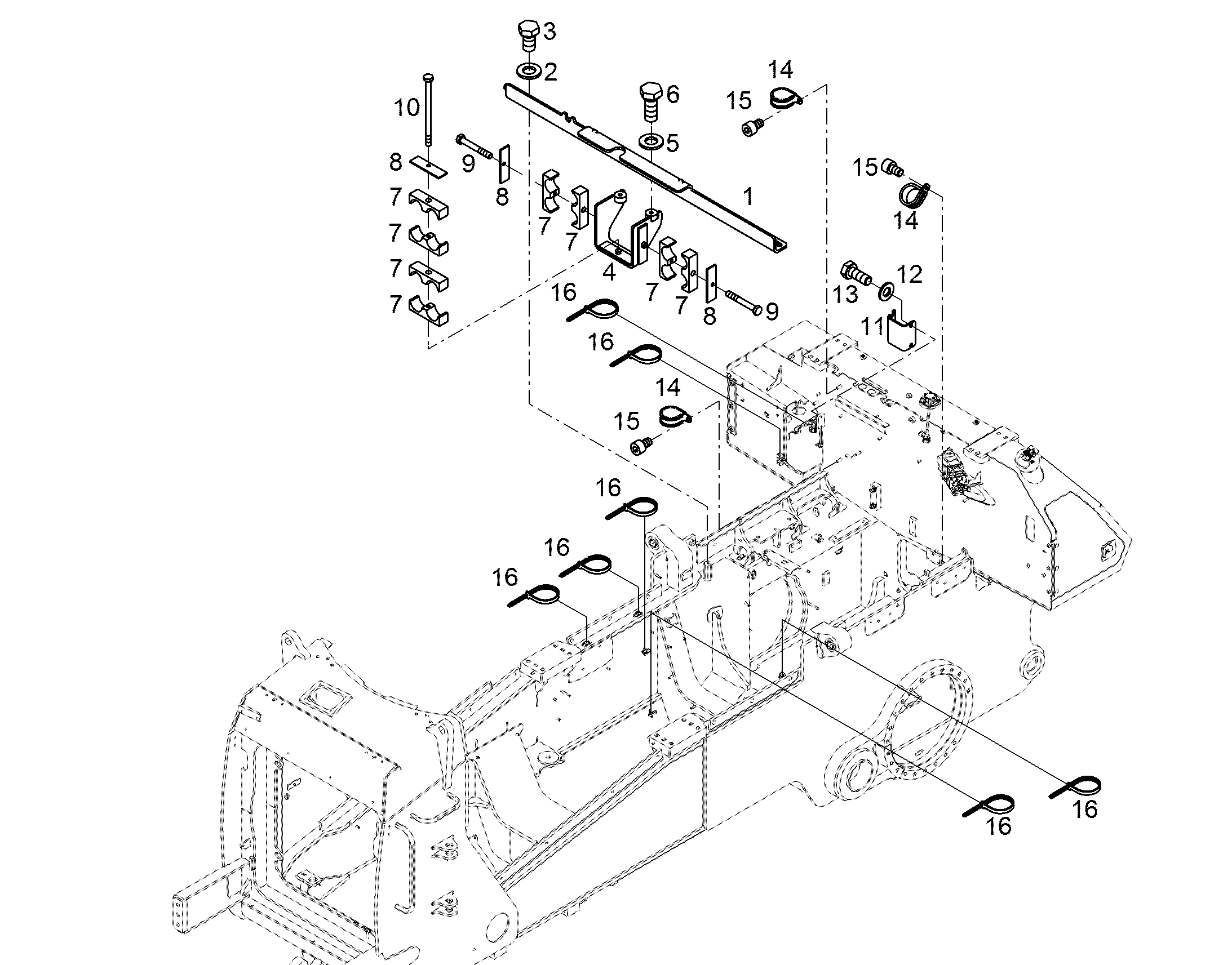 ДЕРЖАТЕЛЬ 11432489 LIEBHERR