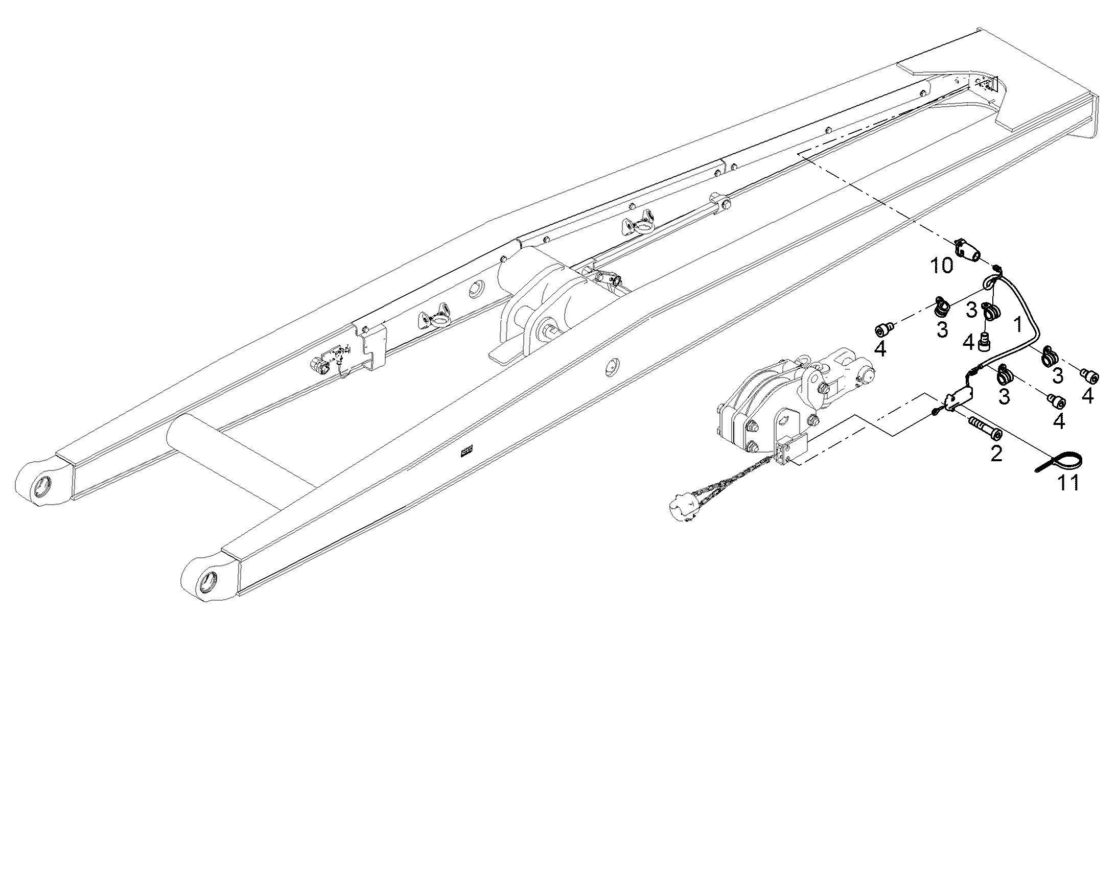 КОМПЛЕКТ КАБЕЛЕЙ W-HAKFL 11441635 LIEBHERR