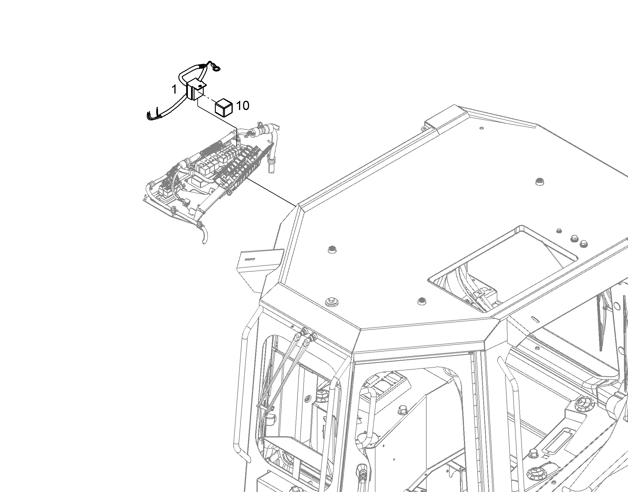 КОМПЛЕКТ КАБЕЛЕЙ W-WWHEIZK 11446083 LIEBHERR