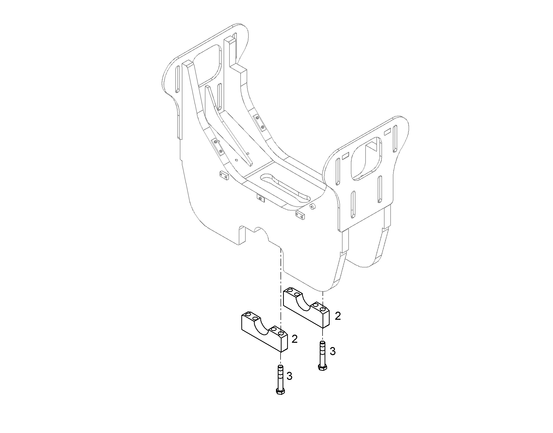 ПОДПЯТНИК ОСИ 12437296 LIEBHERR