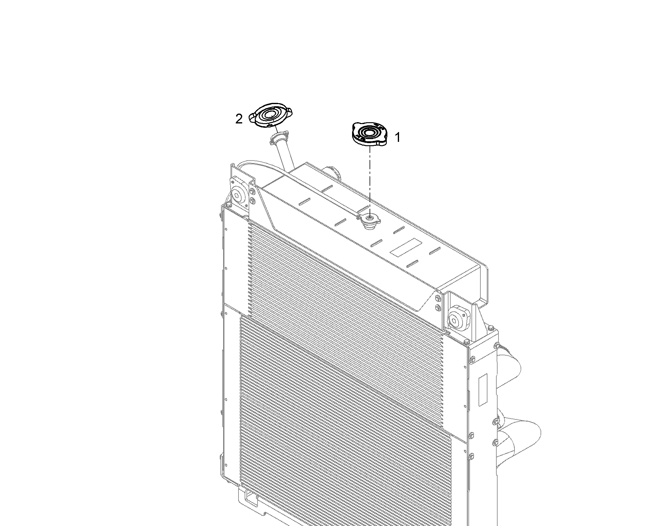 ПРОБКА ОХЛАДИТЕЛЯ d=53 12228535 LIEBHERR