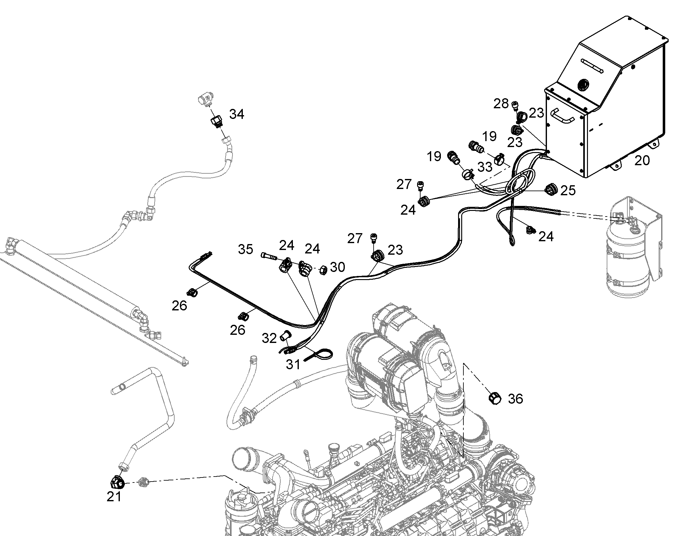 НАСАДКА РЕЗЬБОВАЯ DN15 MESSING 12223662 LIEBHERR