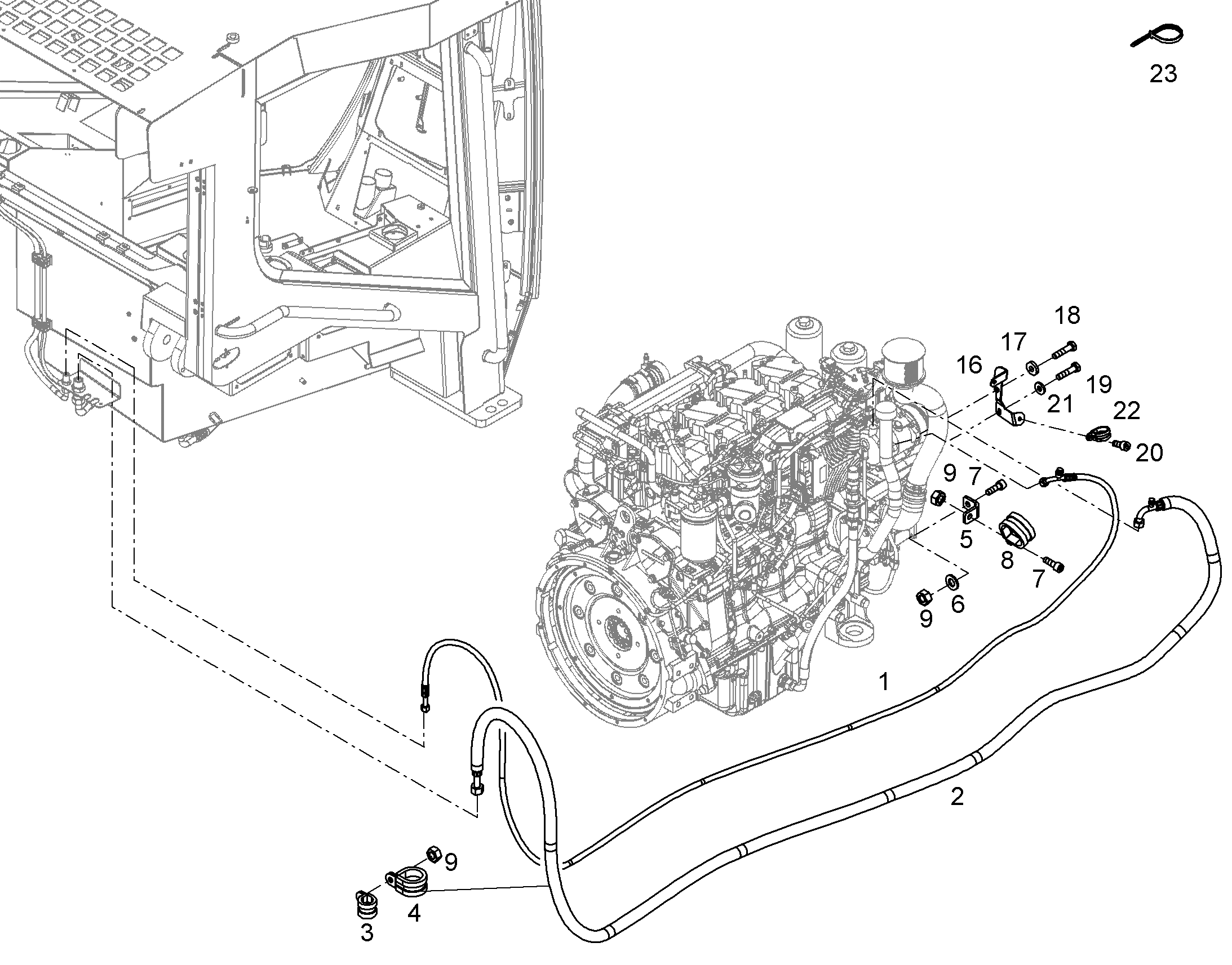 ШЛАНГ КОНДИЦИОНЕРА 16X4600 12483722 LIEBHERR