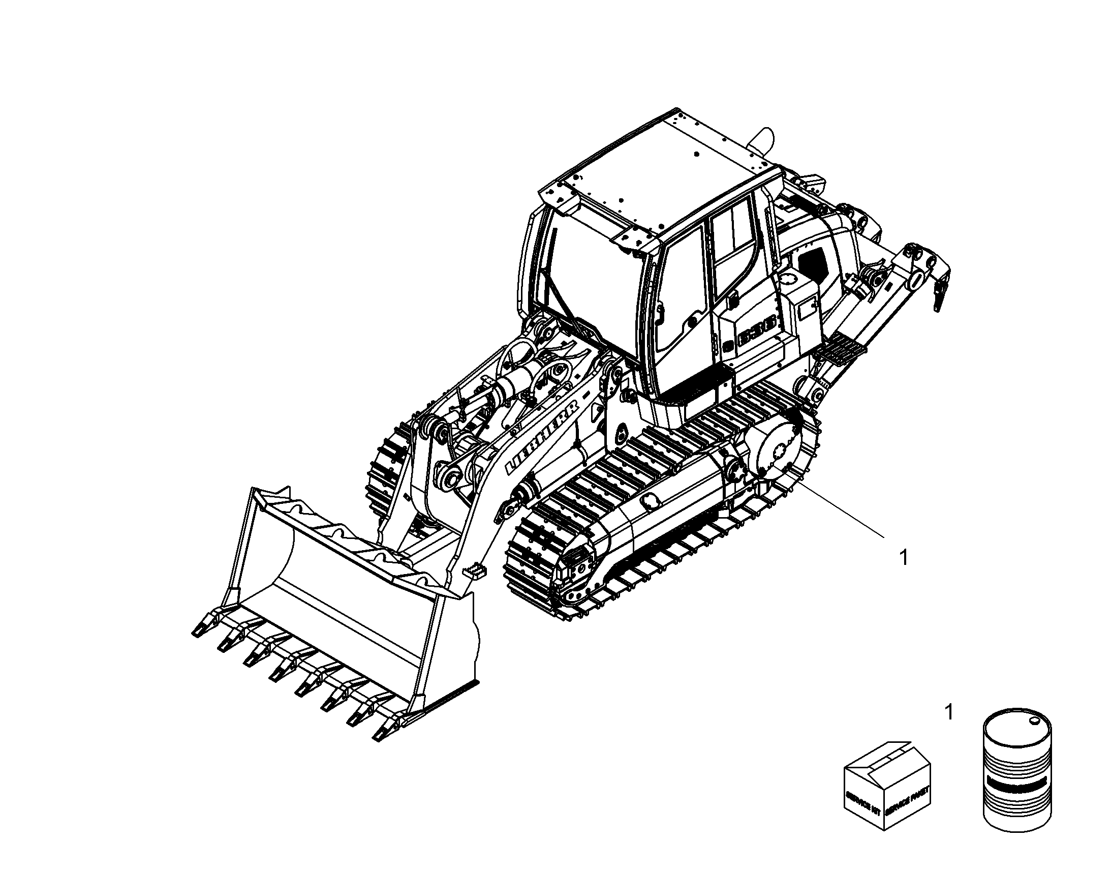 НАПОЛНЕНИЕ ПРИВОДА ХОД. ЧАСТИ 93512980 LIEBHERR