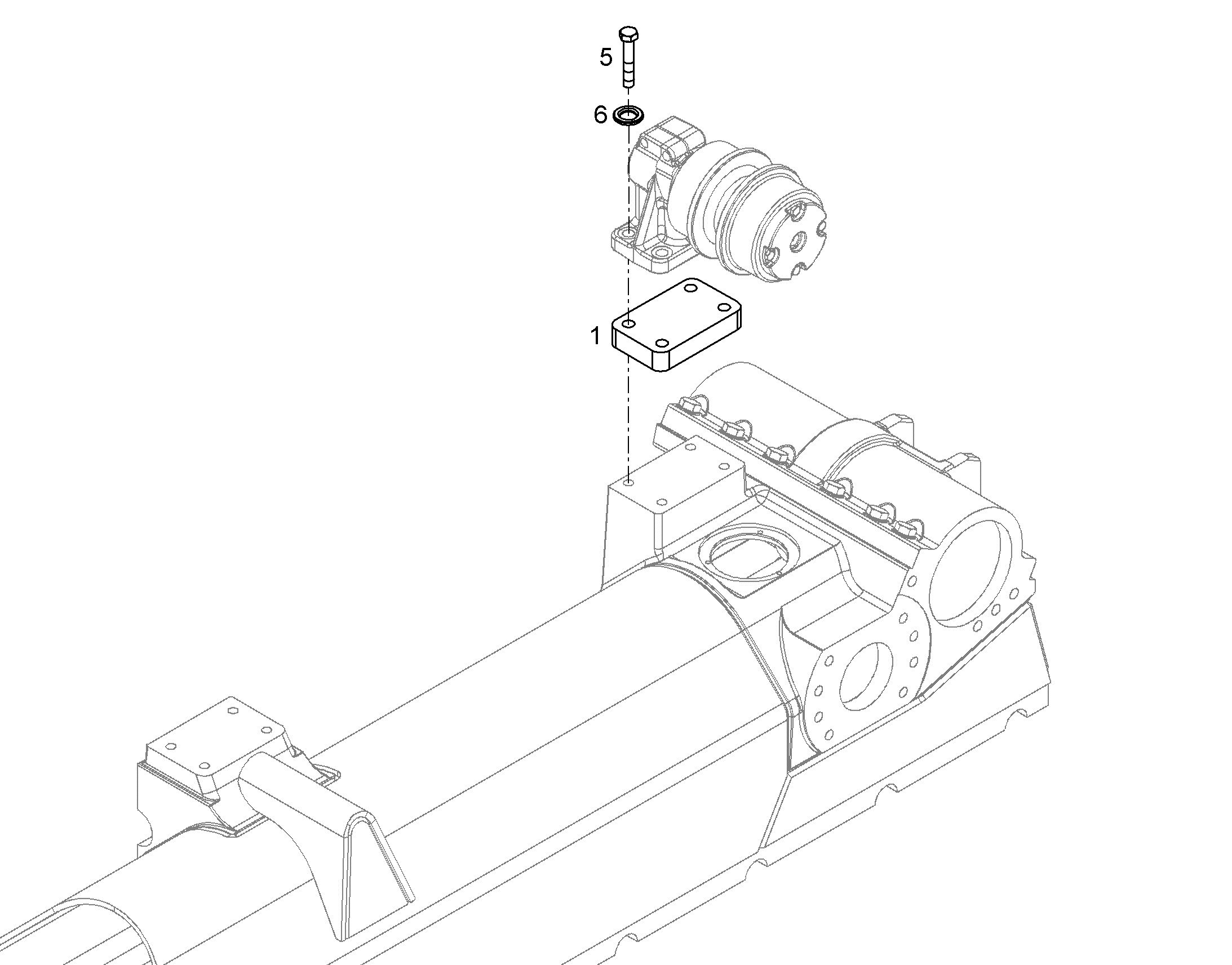 ПРОМЕЖУТОЧНАЯ ПЛАНКА 93513457 LIEBHERR