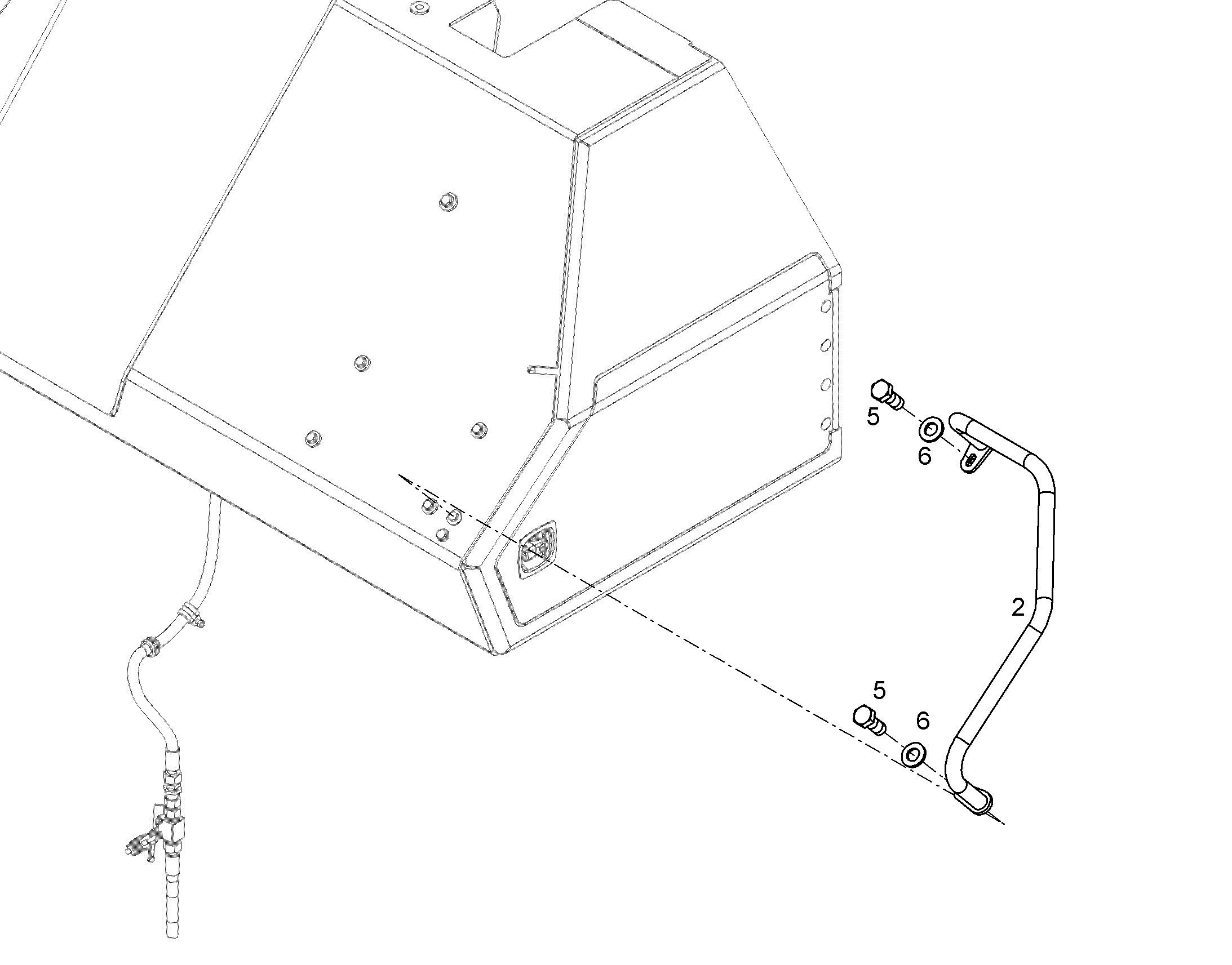 РУЧКА ПРАВАЯ 11437575 LIEBHERR