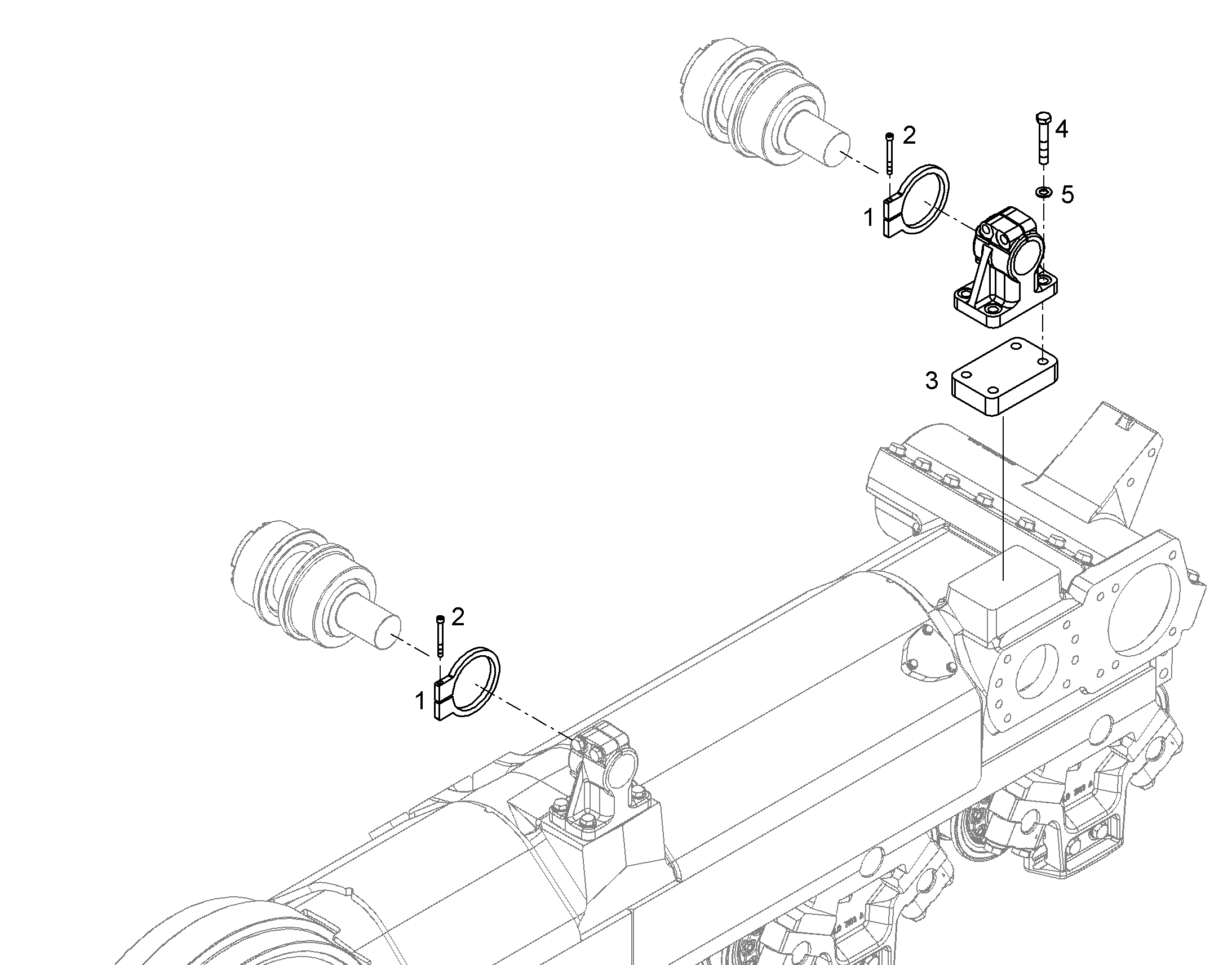 ПРОМЕЖУТОЧНАЯ ПЛАНКА 12592165 LIEBHERR