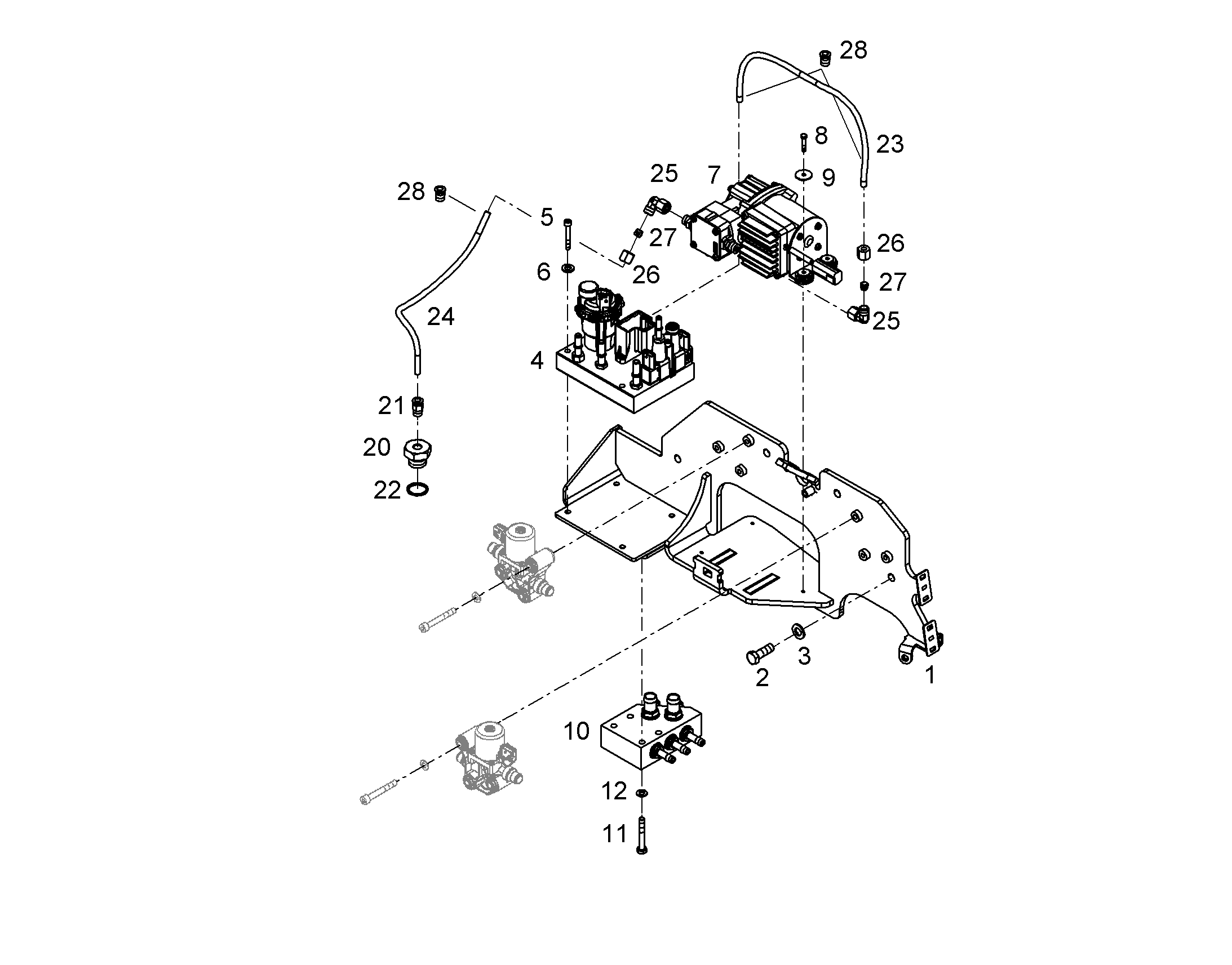 ДЕРЖАТЕЛЬ 12592990 LIEBHERR