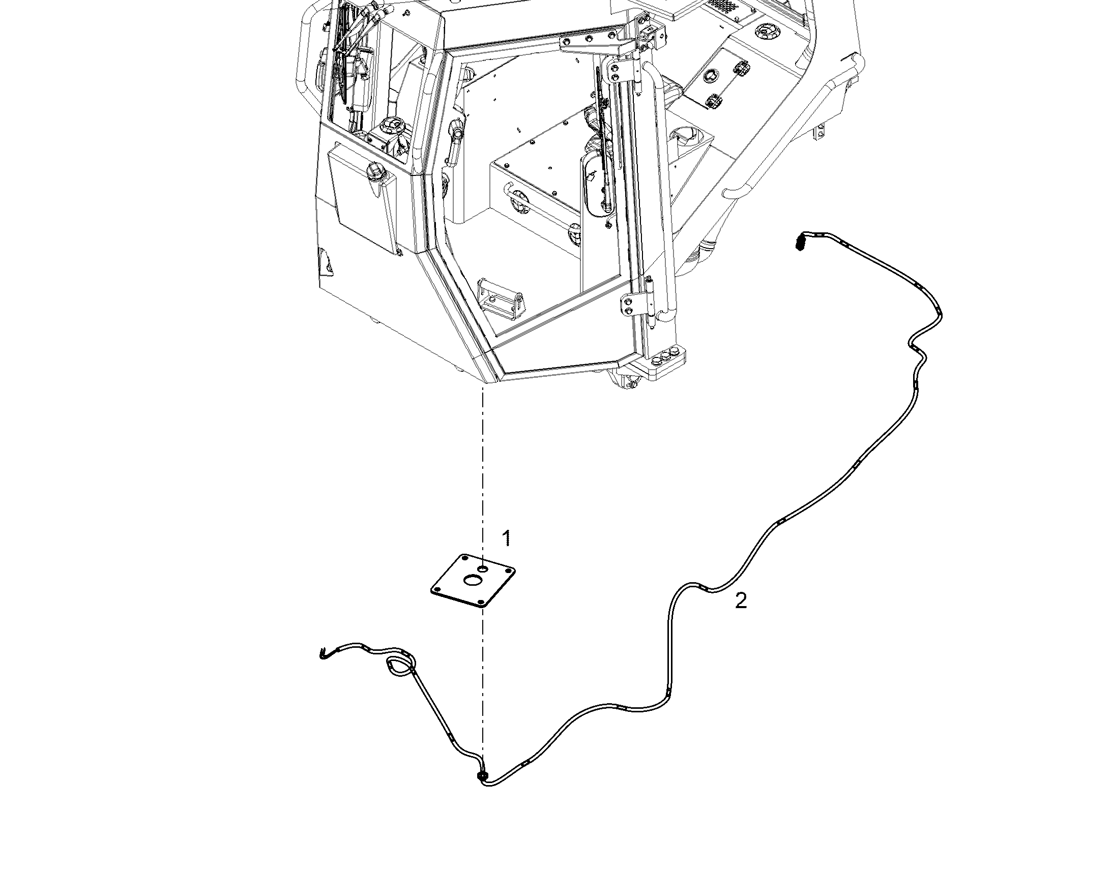 ДОРАБОТКА КРЫШКА 12444579 LIEBHERR
