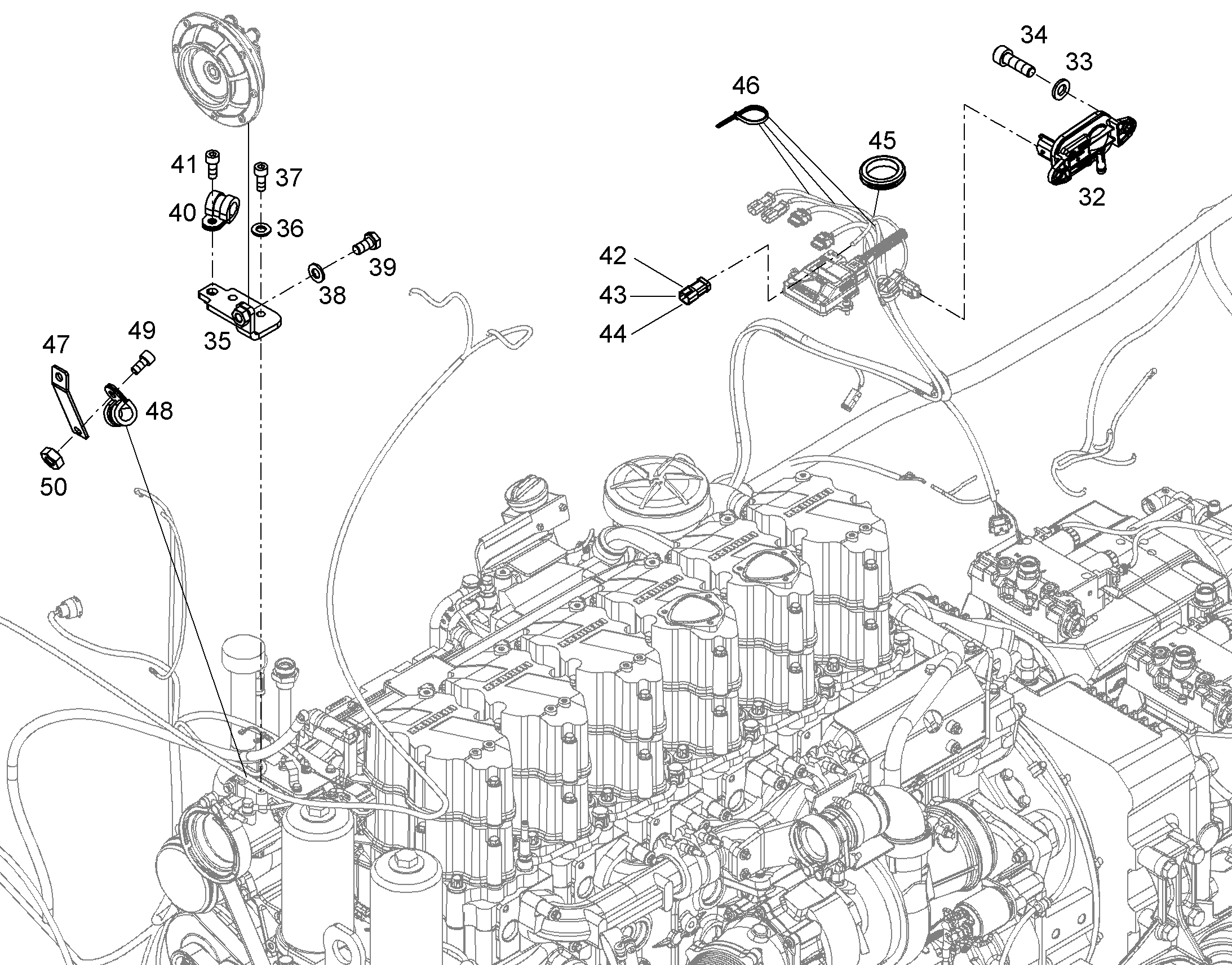 КОЛОДКА ШТЕККЕРНАЯ DT 4-POL 13A 1500V 10412434 LIEBHERR