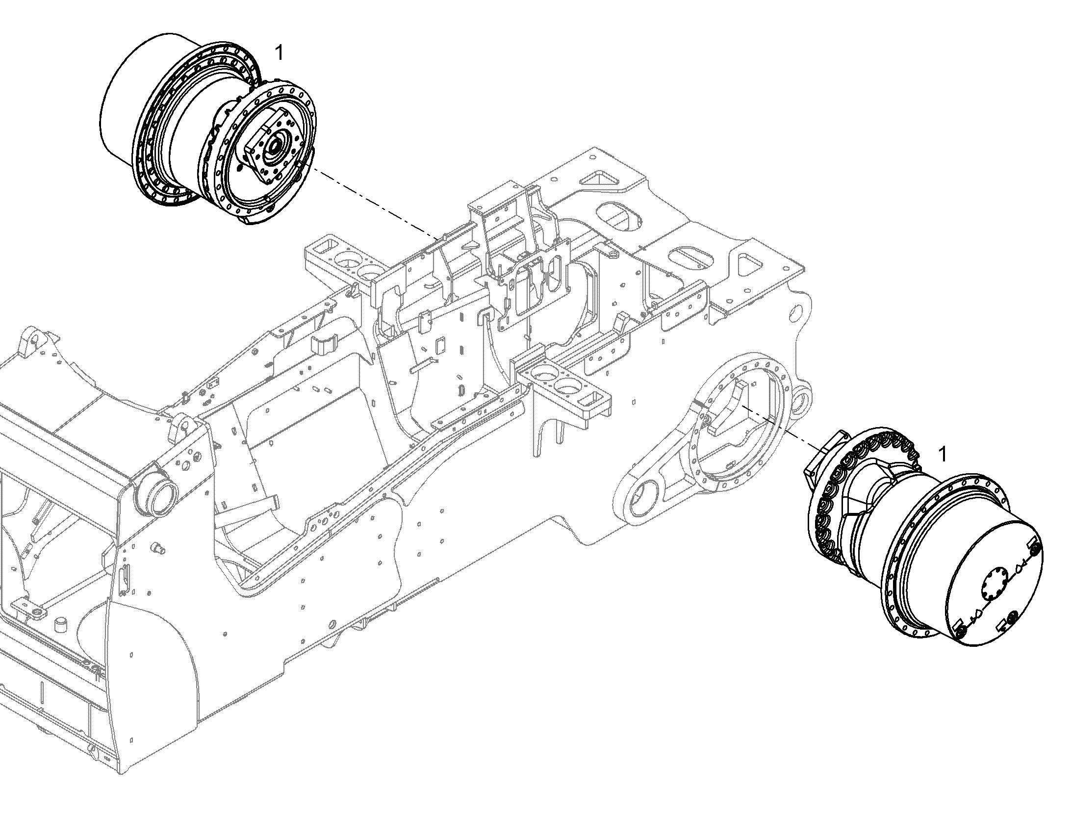 РЕДУКТОР ХОДА FAT 500F522 12578164 LIEBHERR