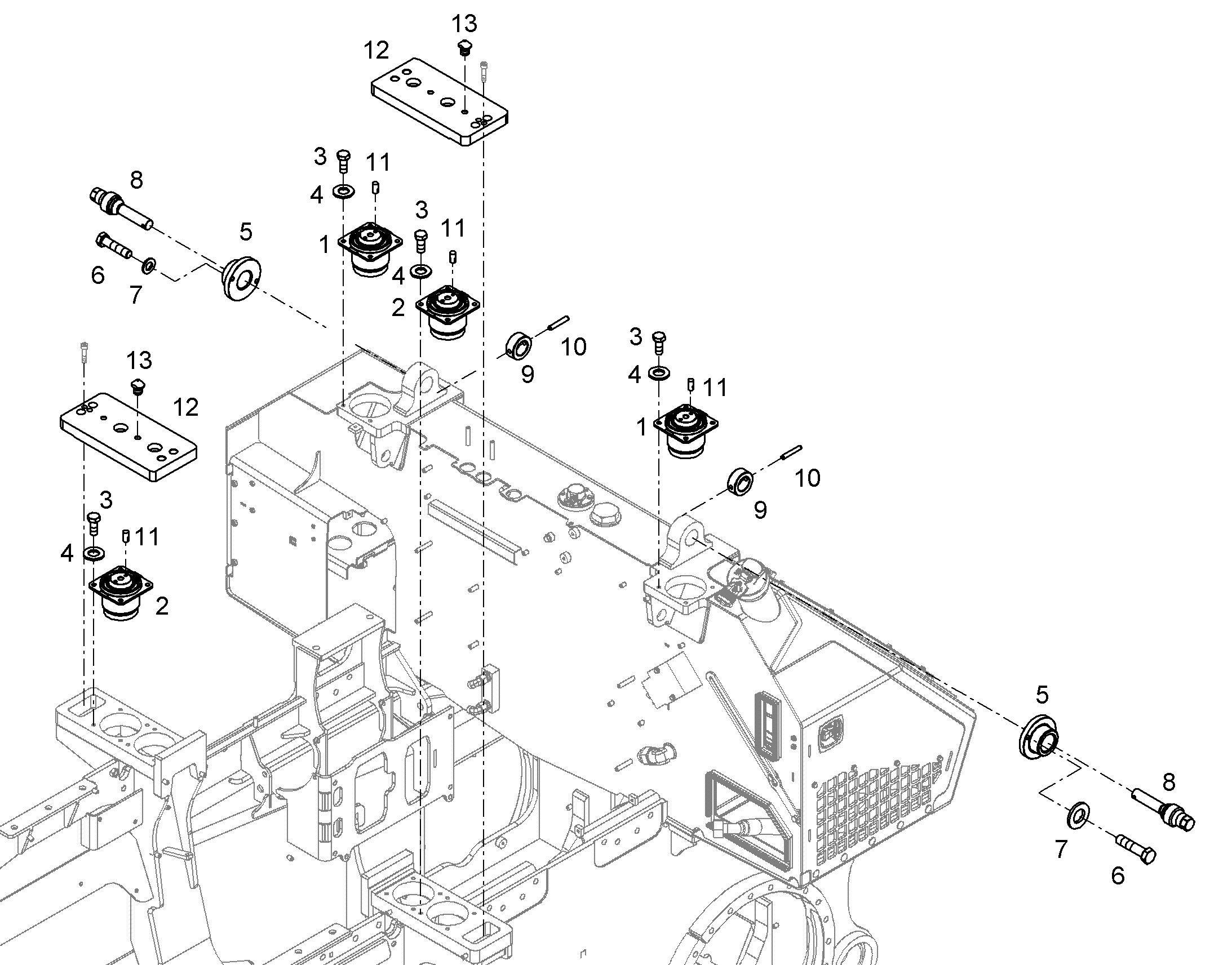 КОНСОЛЬ 12453675 LIEBHERR