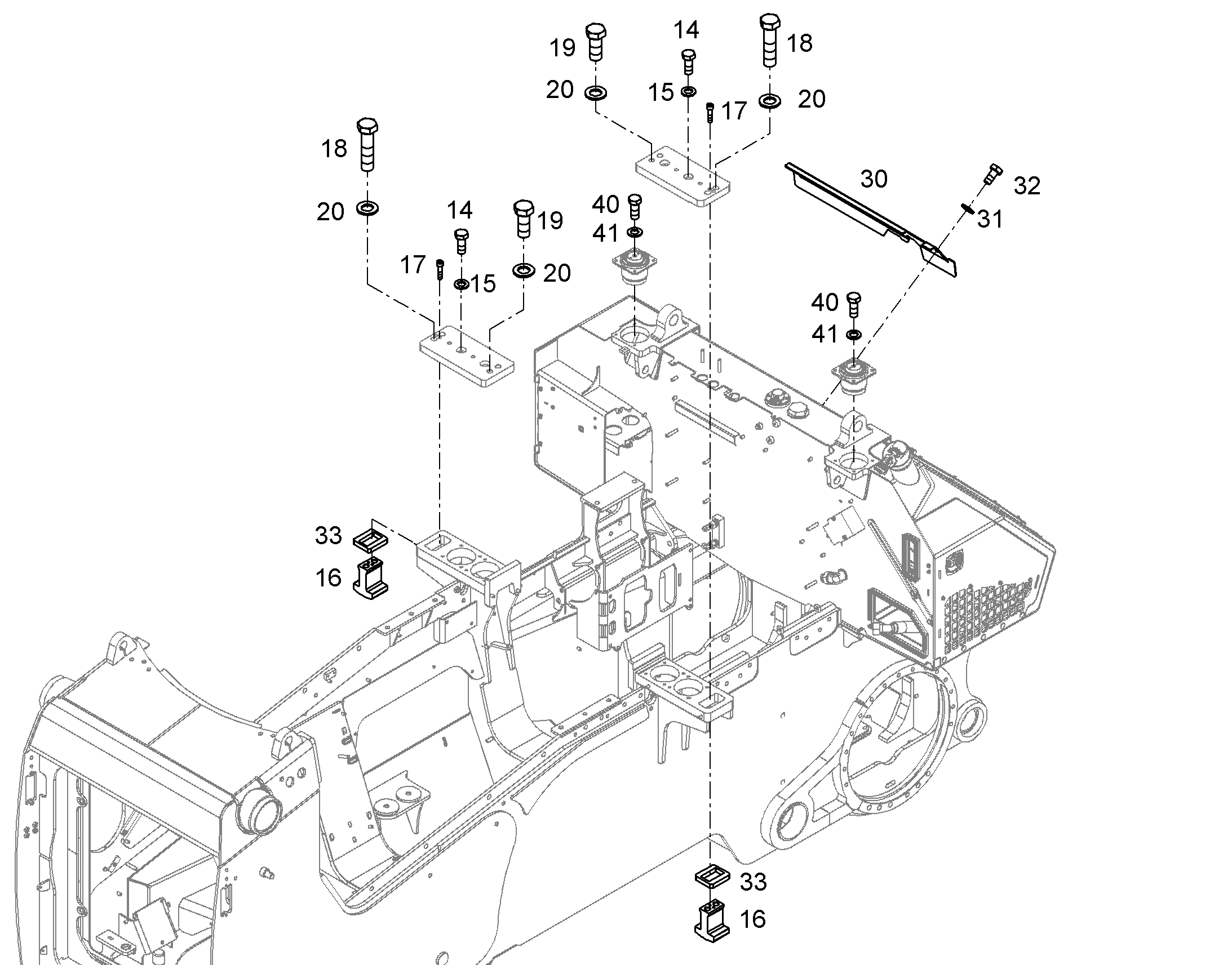 ПЛАСТИНА РЕЗИНОВАЯ 12564775 LIEBHERR