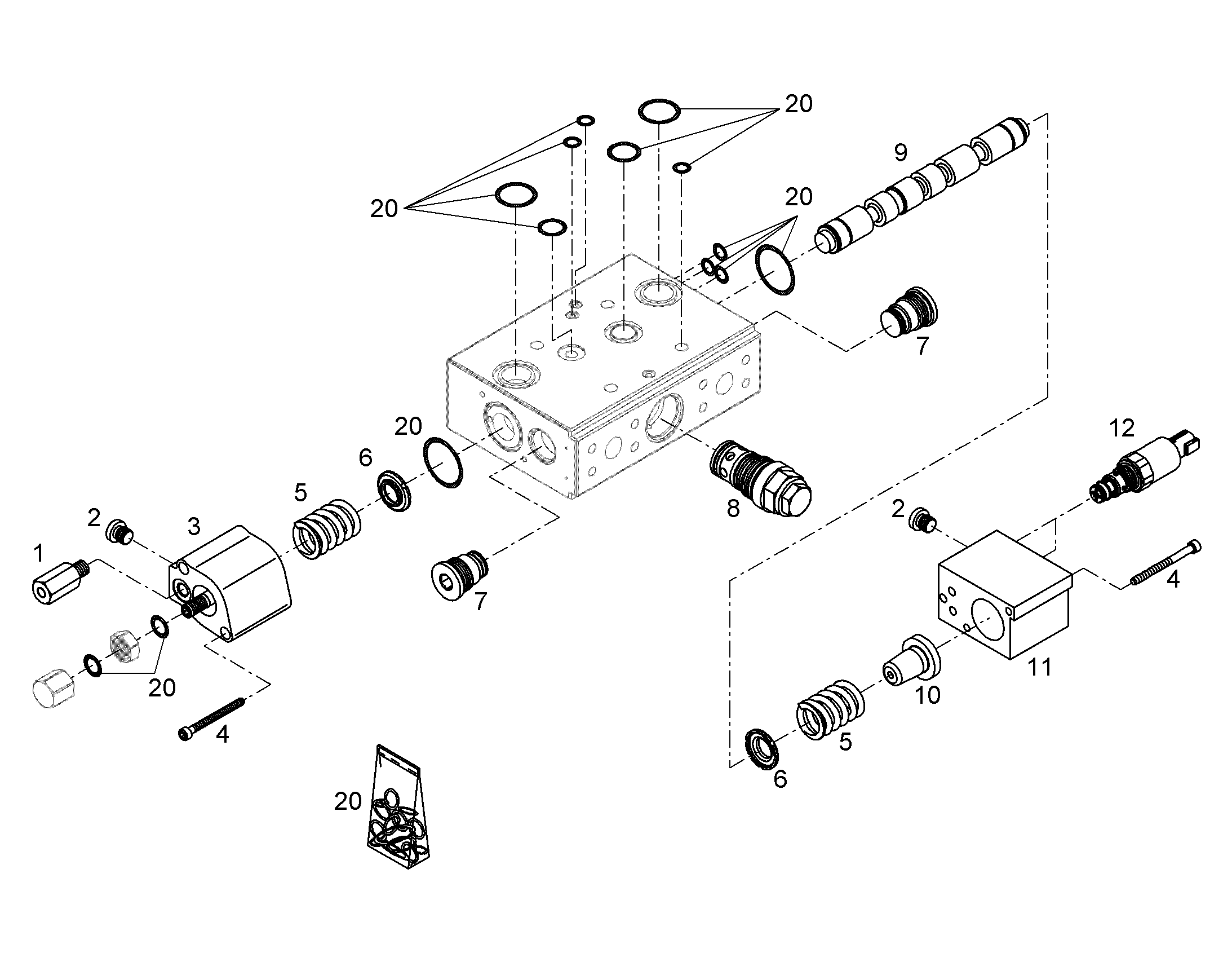 ЗАГЛУШКА РЕЗЬБОВАЯ 12249584 LIEBHERR