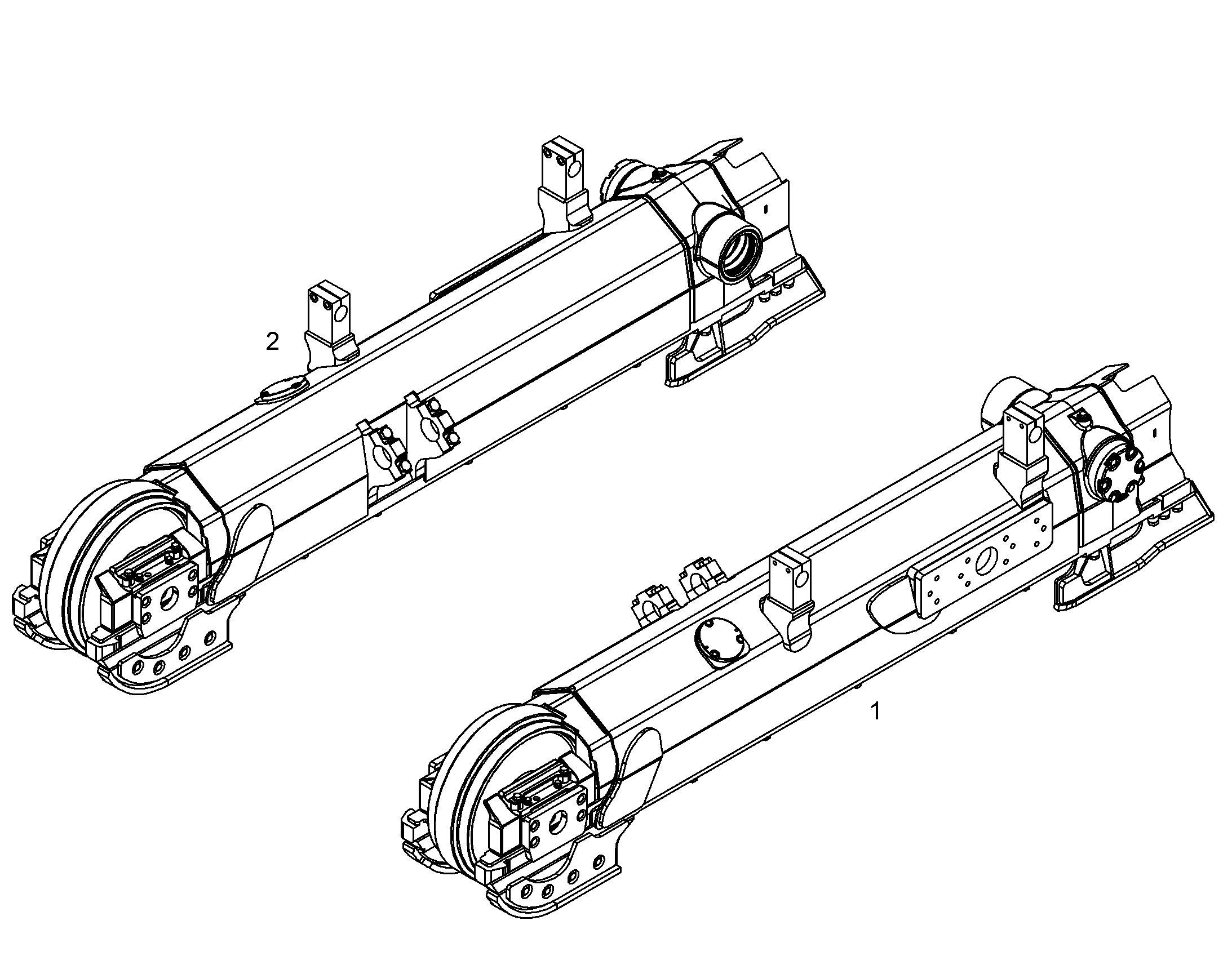 ТЕЛЕЖКА ГУСЕНИЧН. ЛЕВ.В СБОРЕ INFOR-LN-STRUKTUR 11444324 LIEBHERR