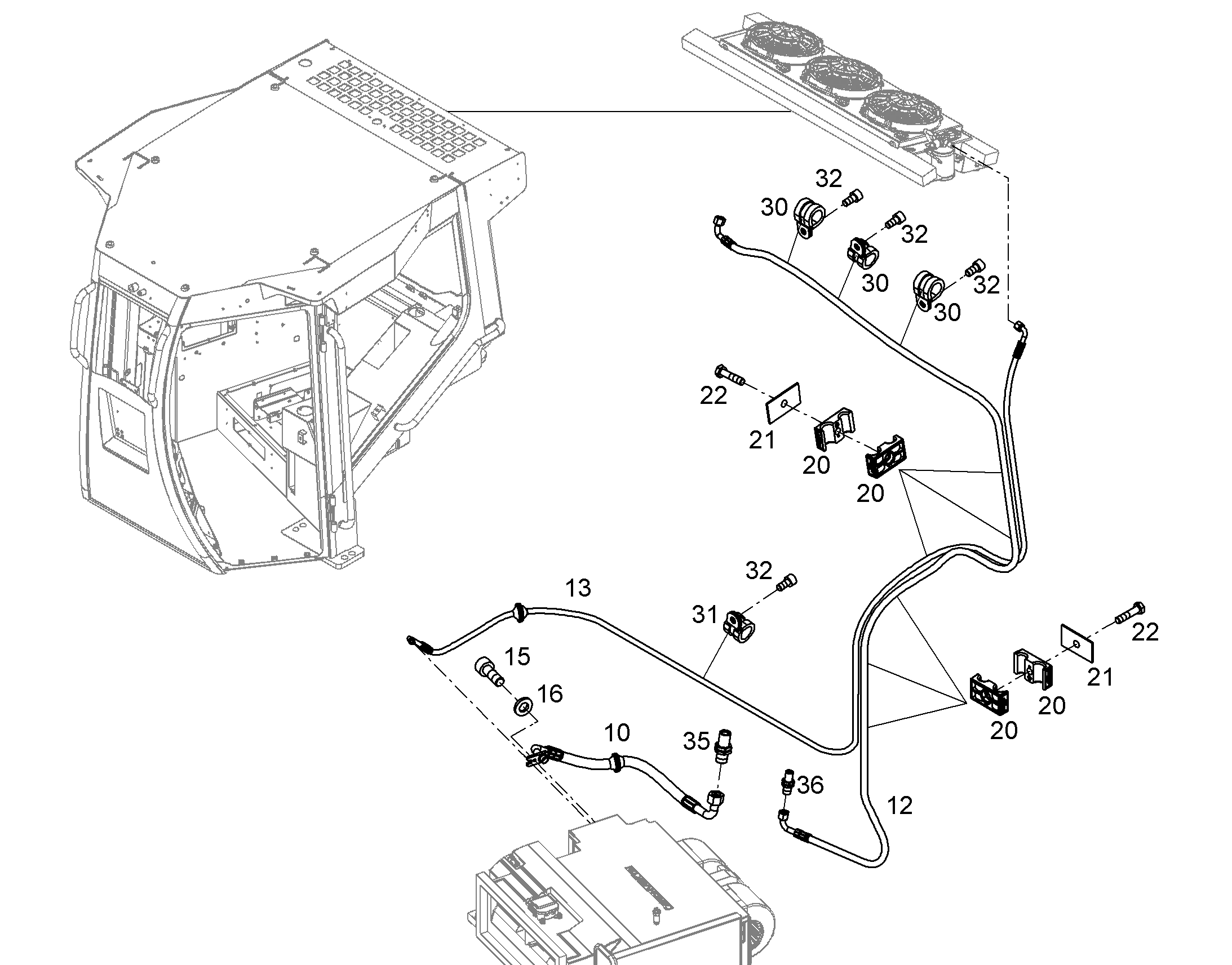 ШЛАНГ КОНДИЦИОНЕРА 10X2800 12572650 LIEBHERR
