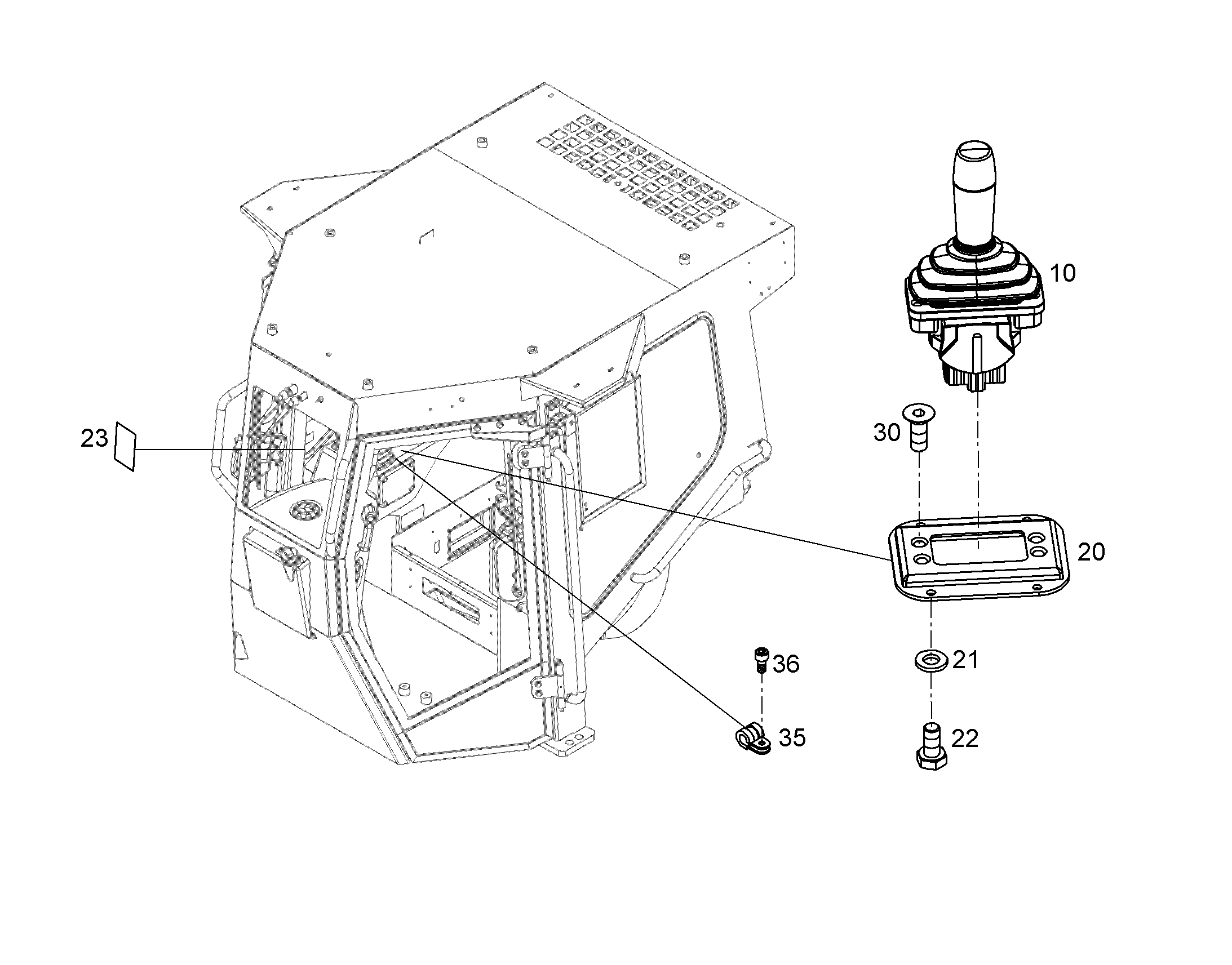 ТАБЛИЧКА ЗАДНЕНАВ. РЫХЛ. 40mmX70mm 12865700 LIEBHERR