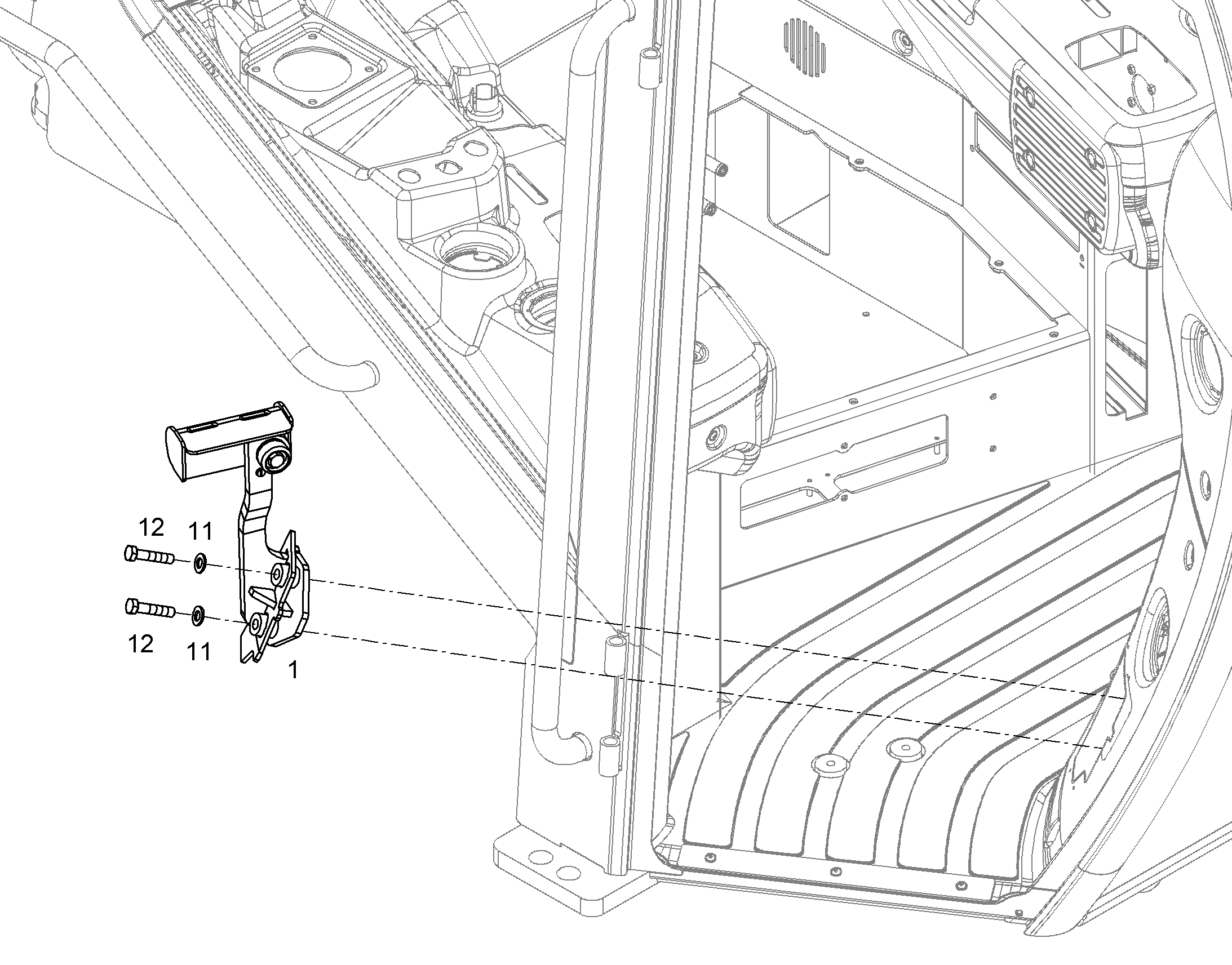НОЖНОЙ ВЫКЛЮЧАТЕЛЬ 12814271 LIEBHERR